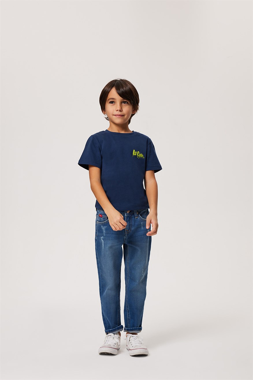 London Erkek Çocuk Jean Pantolon Mıd Blue