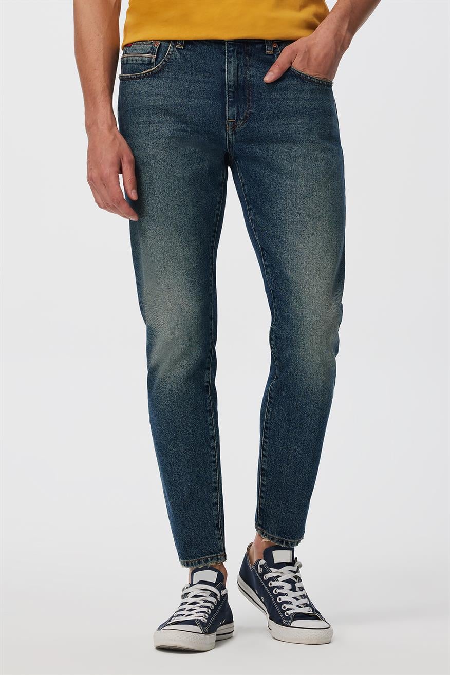 London Erkek Jean Pantolon Hıllary Blue Mıd 