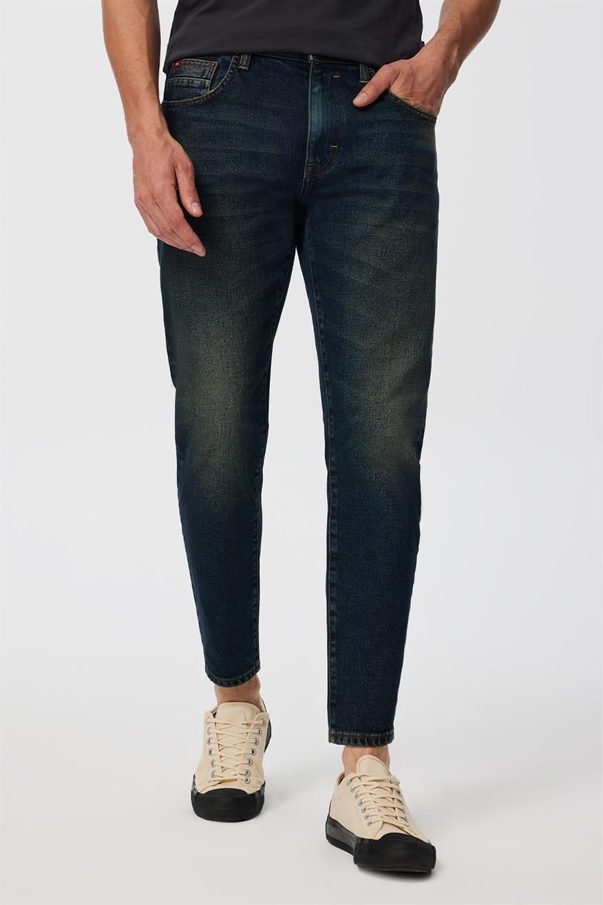 London Erkek Jean Pantolon Hıllary Dırty Blue Mıd