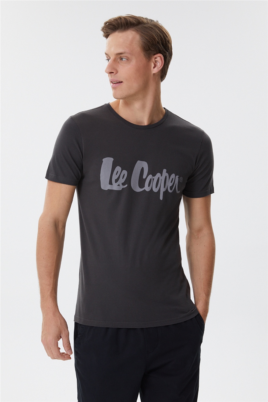 Londonlogo Erkek O Yaka T-Shirt