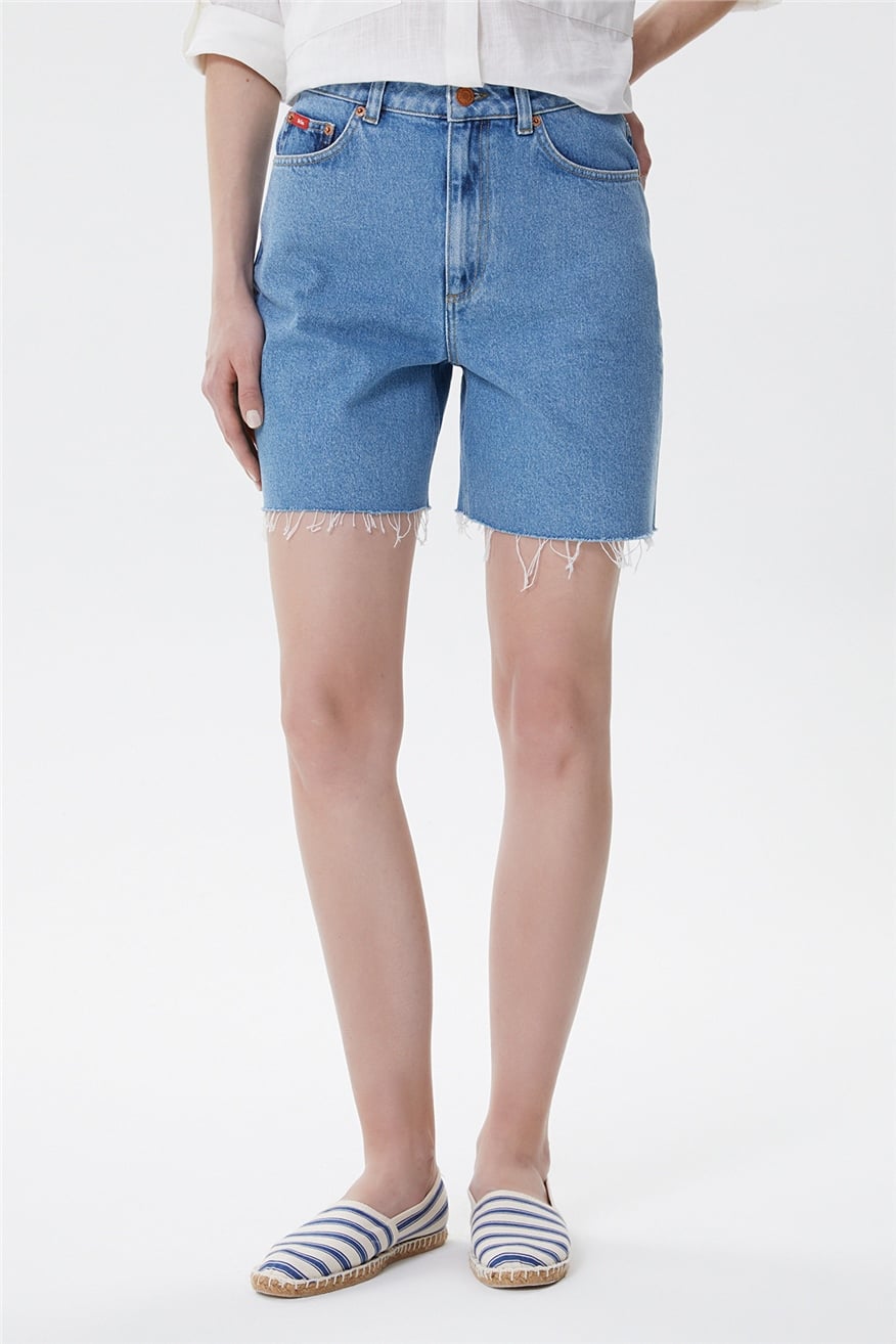 Lucy 1 Kadın Jean Şort Denim