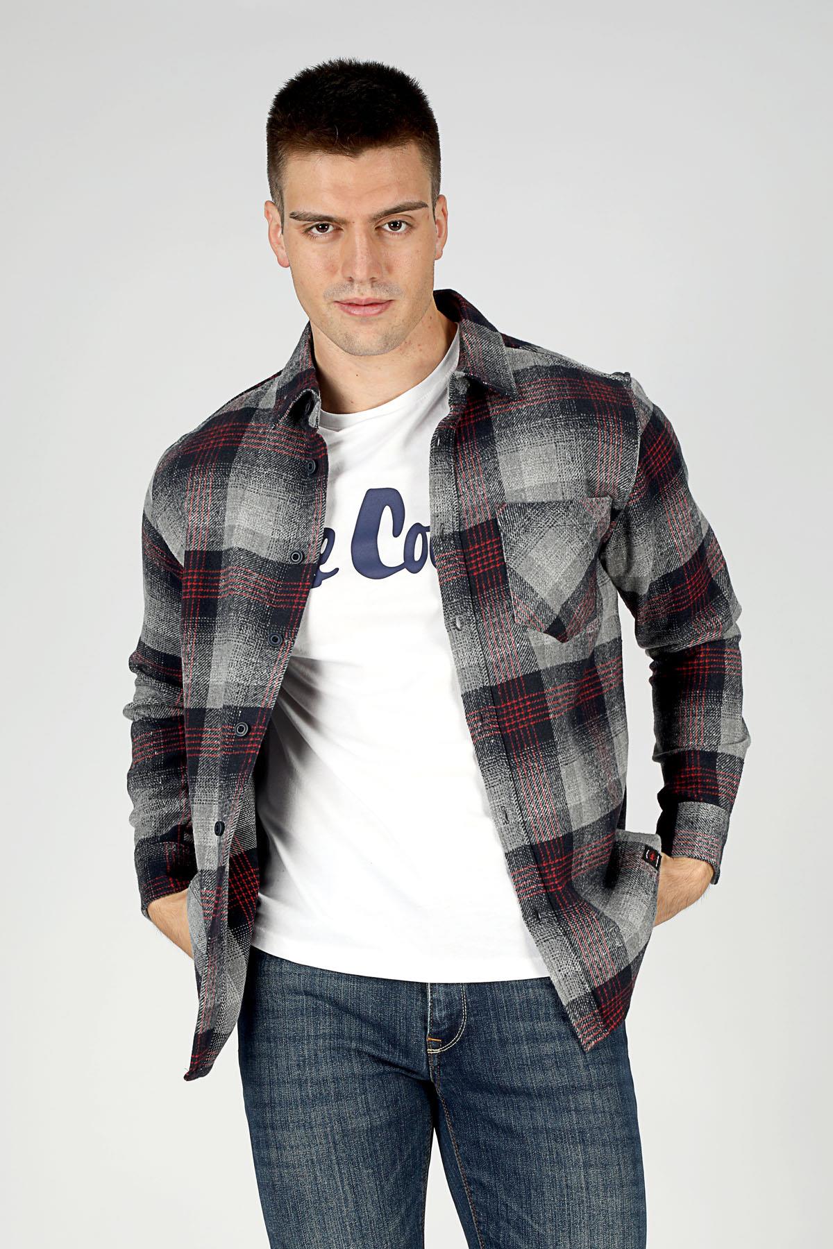 LUPINES ERKEK DOKUMA U.KOL GÖMLEK