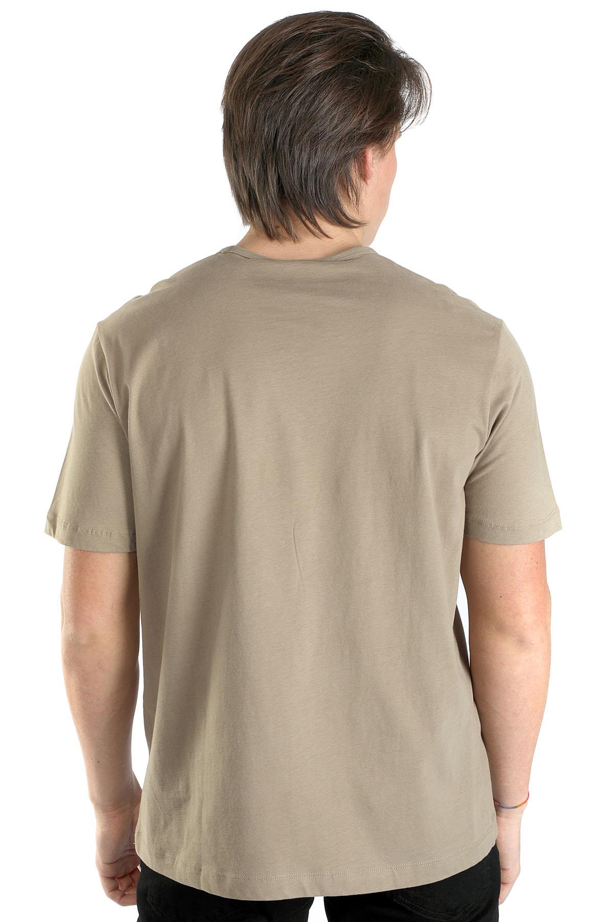 Marelo Erkek %100 Pamuk O Yaka T-Shirt Vizon