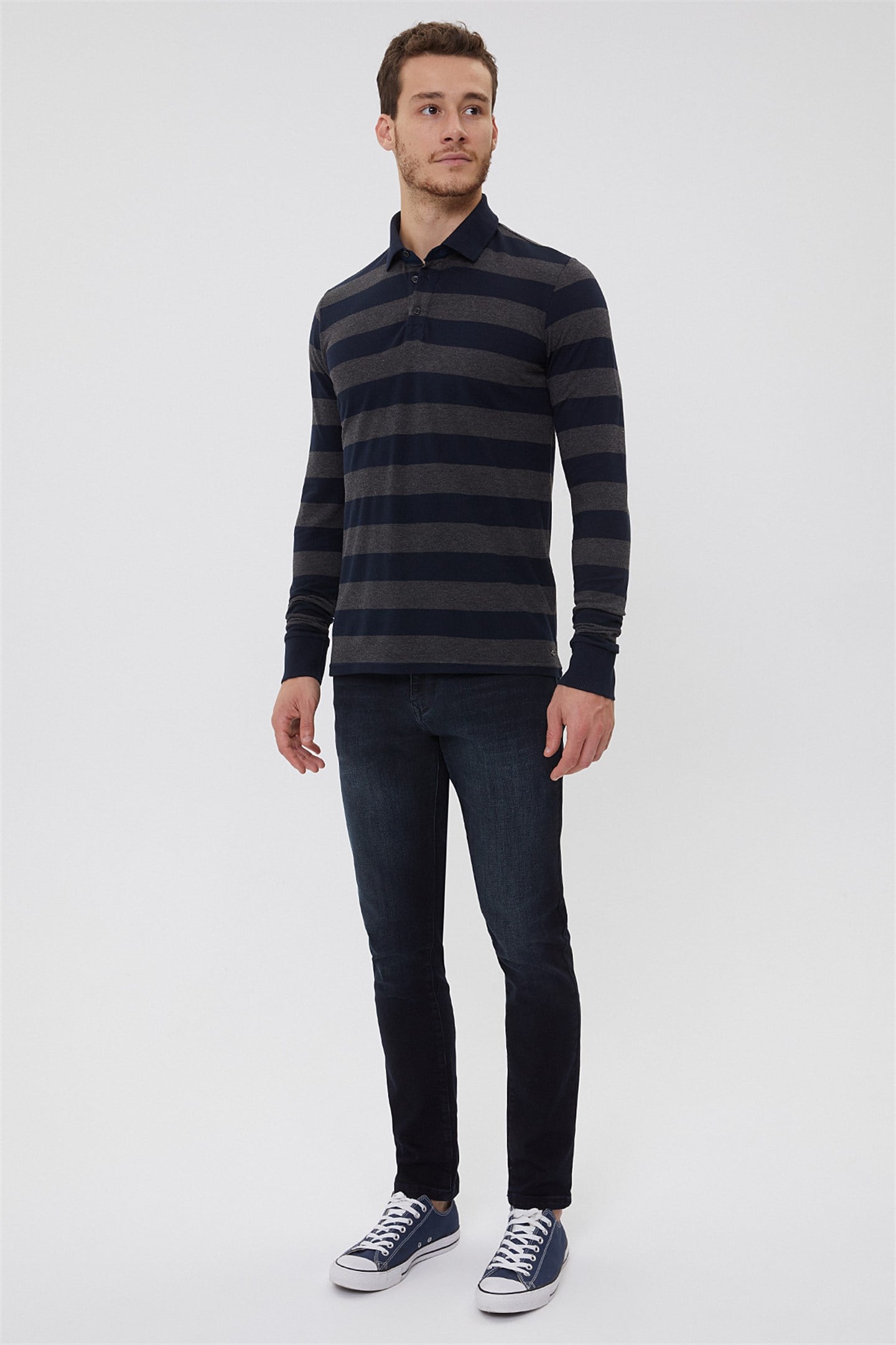 MARK ERKEK POLO YAKA SWEATSHIRT
