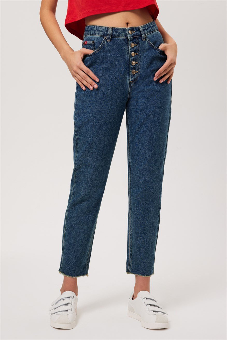 Marlyn Kadın Jean Pantolon Blue Lıght