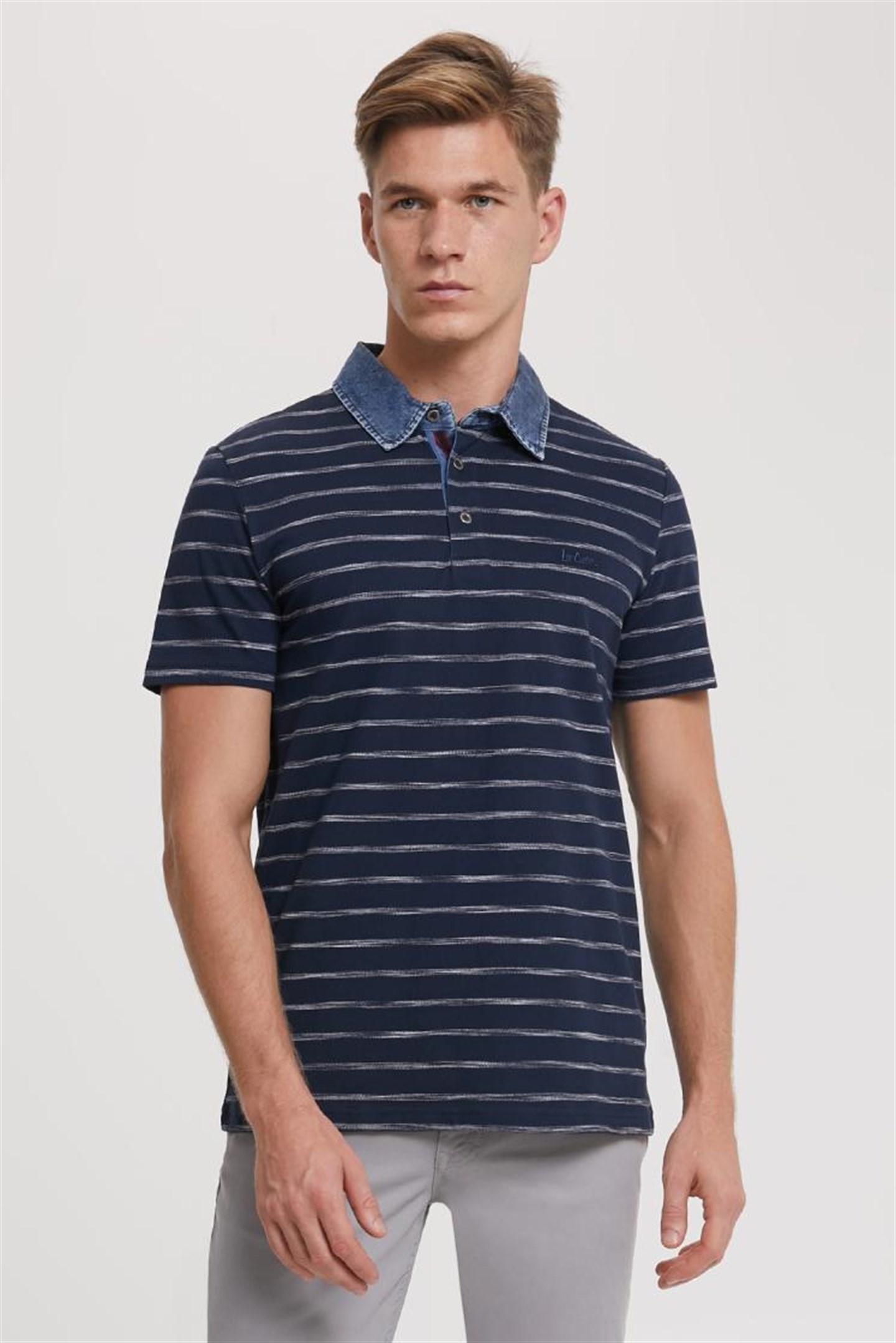 MATTY ERKEK PİKE POLO YAKA ÇİZGİLİ T-SHIRT