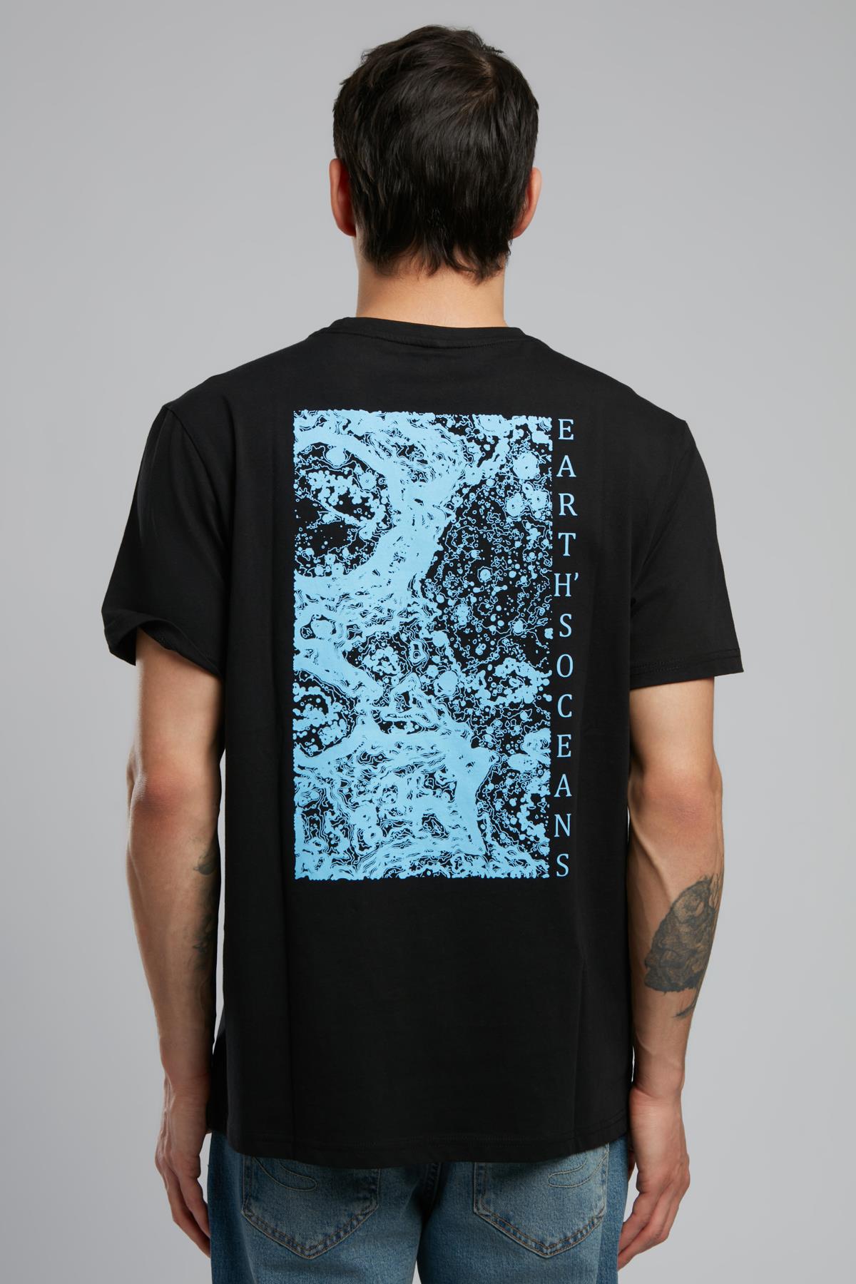 Maxwell Erkek %100 Pamuk O Yaka T-Shirt Siyah