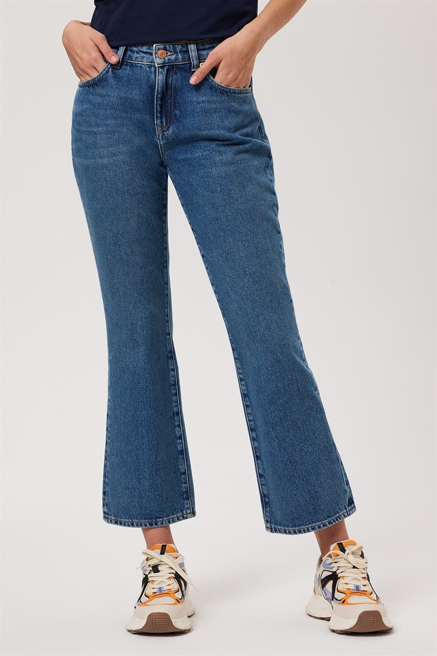 Melında Kadın Jean Pantolon Blue Lıght