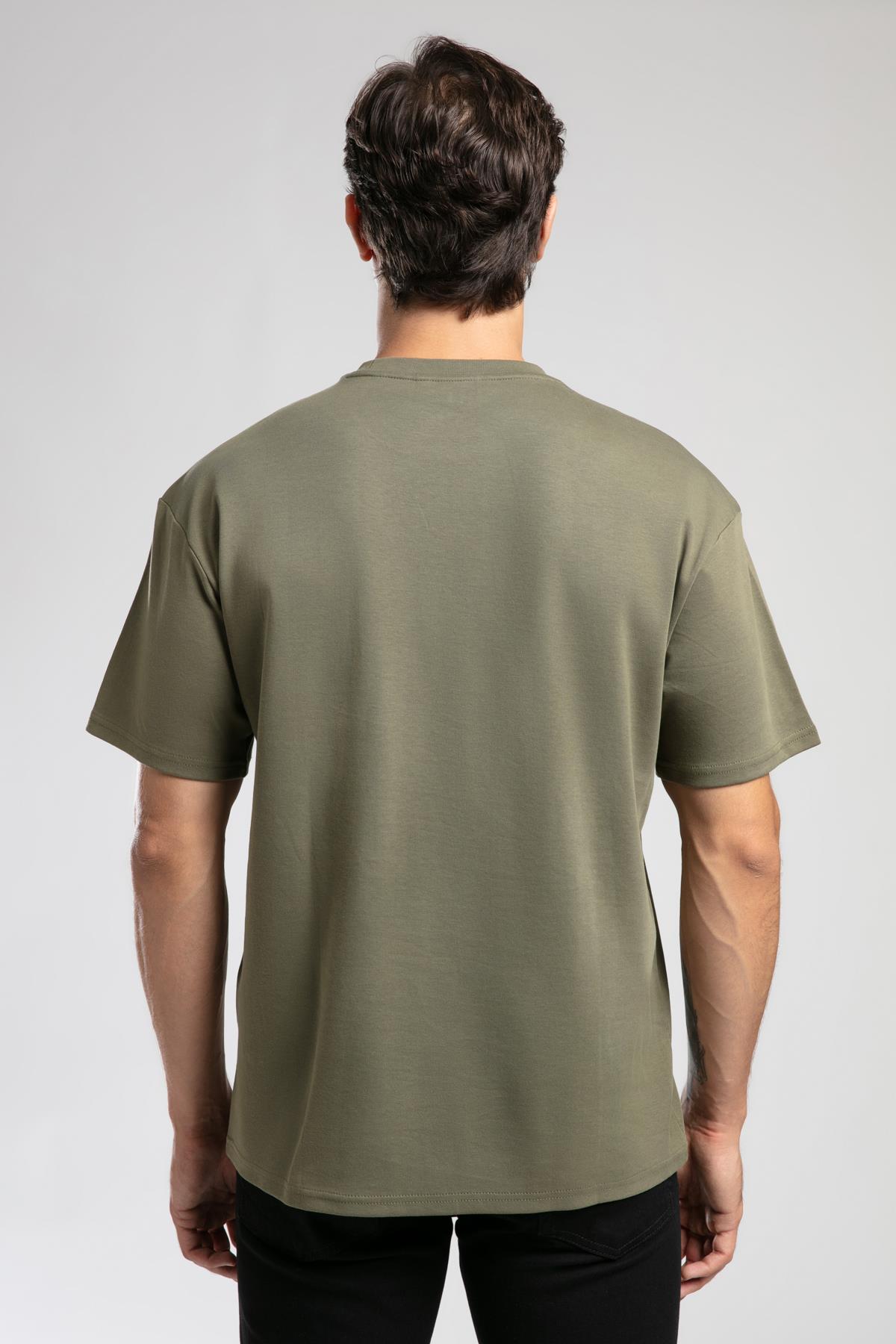 Meriso Erkek O Yaka T-Shirt Yeşil