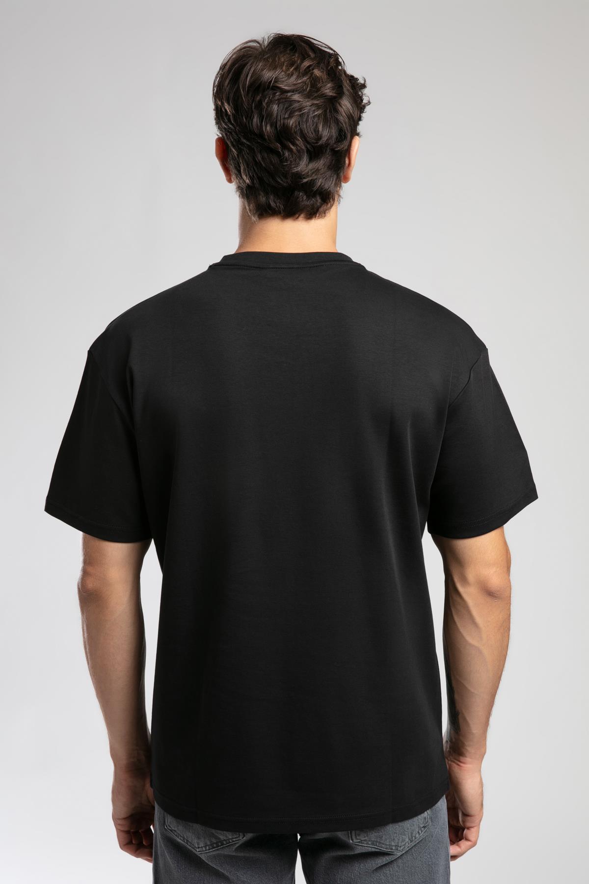 Meriso Erkek O Yaka T-Shirt Siyah