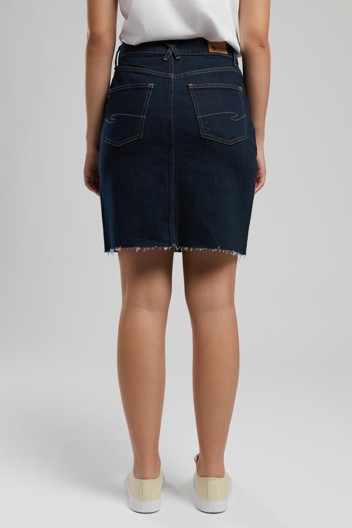 Mıa 2 Kadın Jean Etek Denim