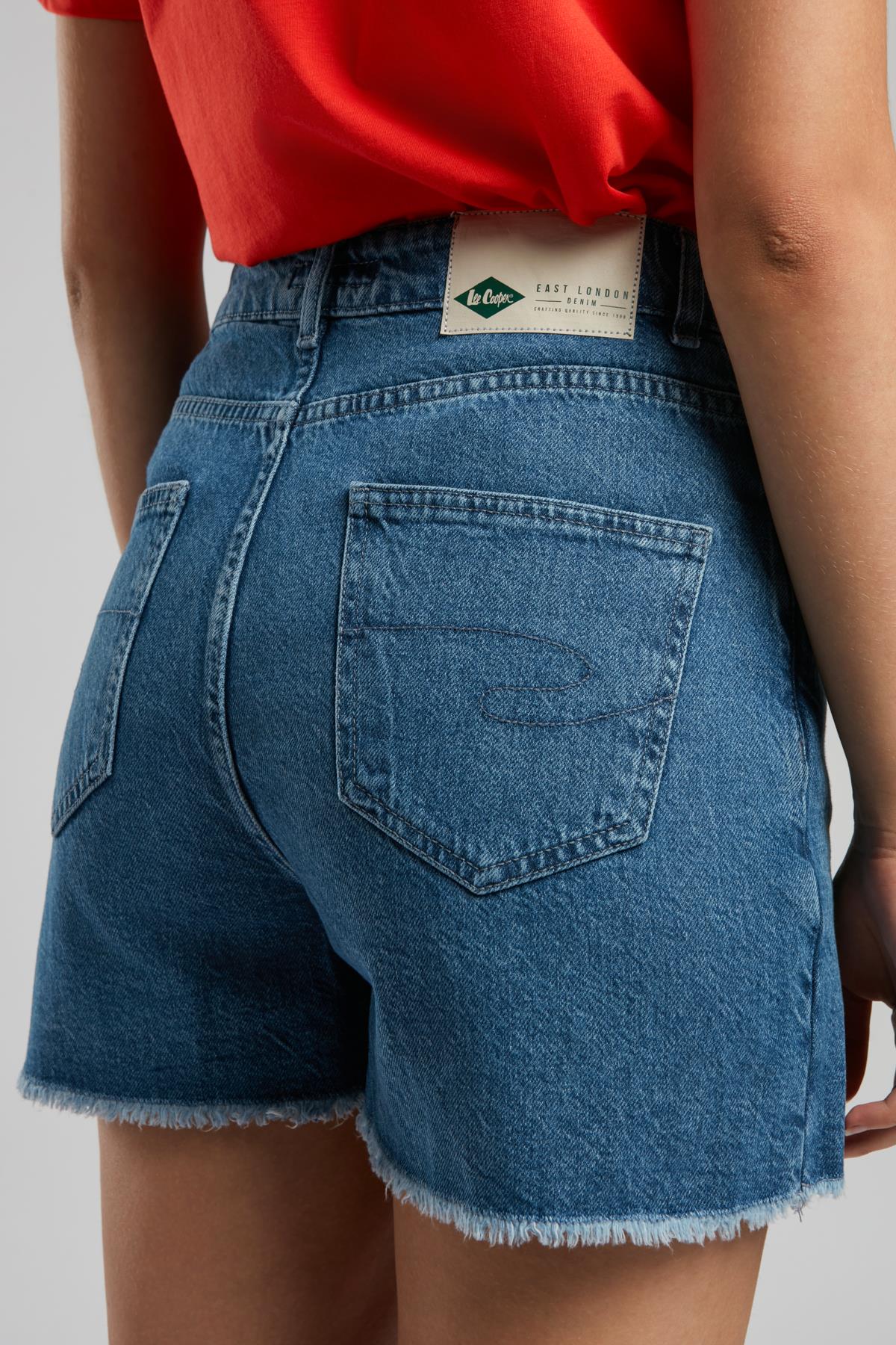 Mila Kadın %100 Pamuk Jean Şort Etek Denim