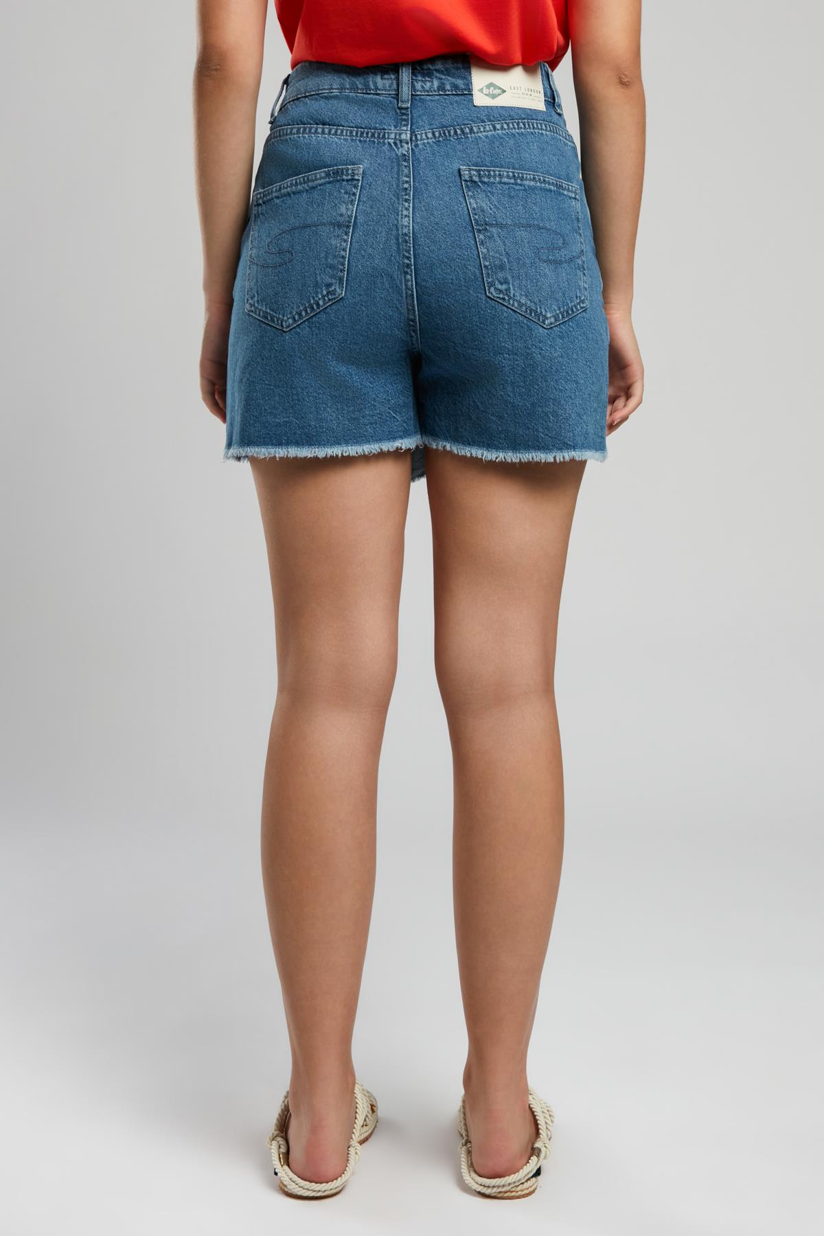 Mila Kadın %100 Pamuk Jean Şort Etek Denim