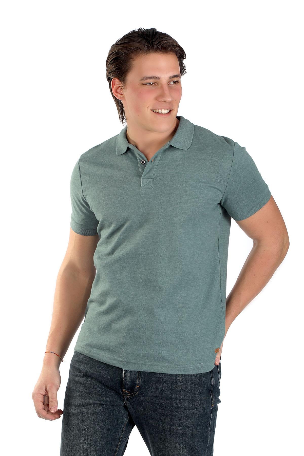 Mıles Erkek Pike Polo Yaka T-Shırt Yeşil