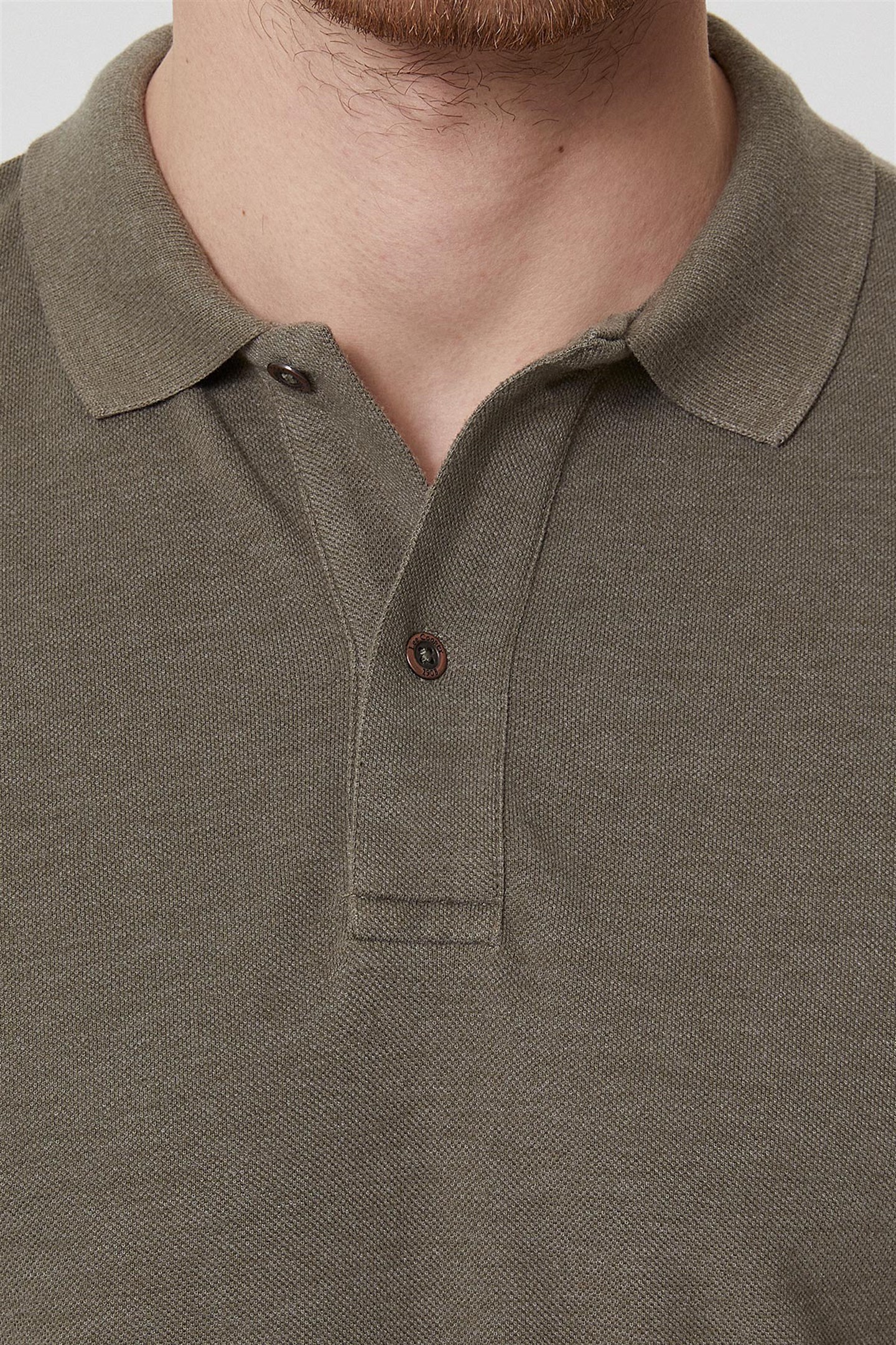 Miless Erkek Polo Yaka T-Shirt Haki
