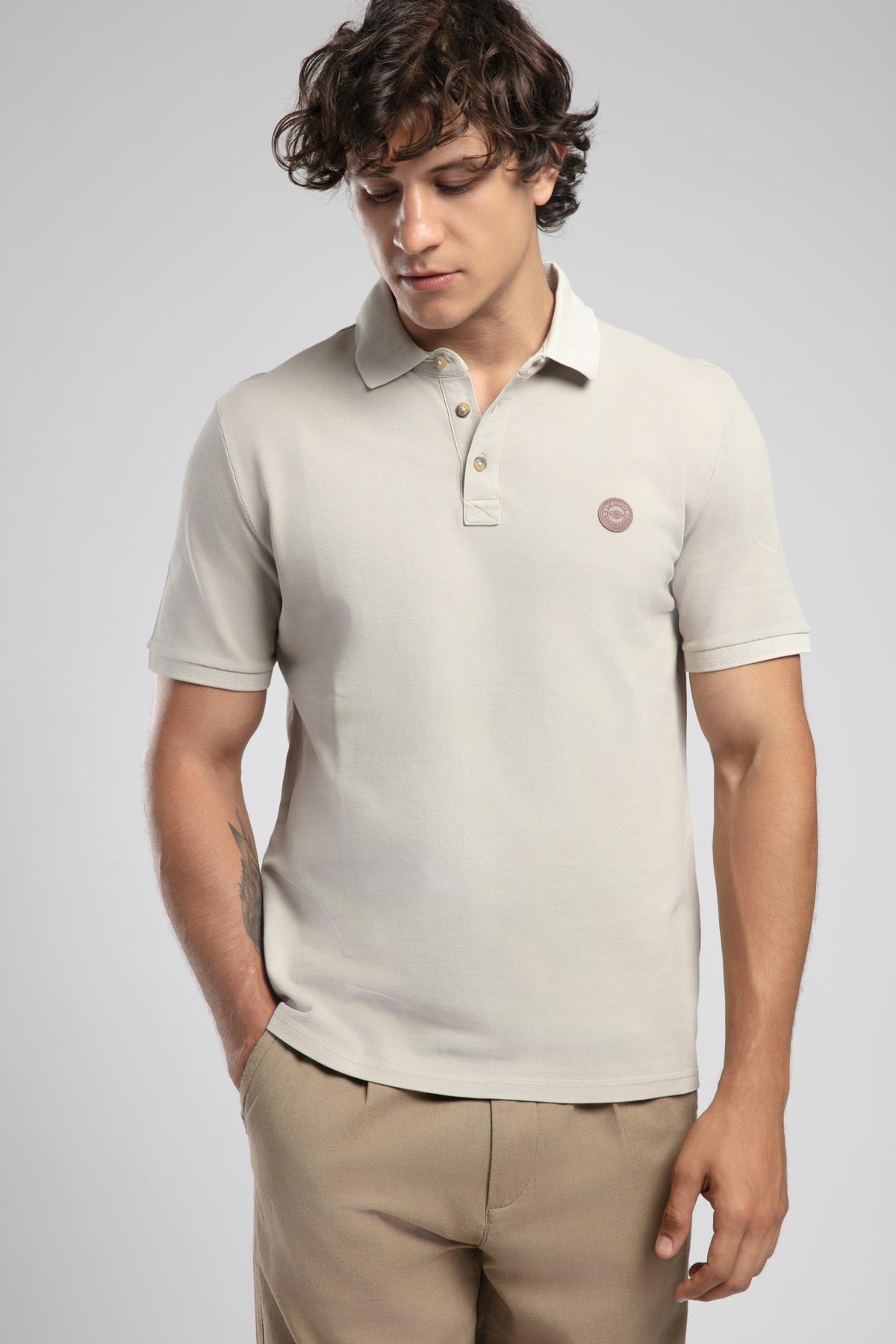 Mules Erkek %100 Pamuk Polo Yaka T-Shirt