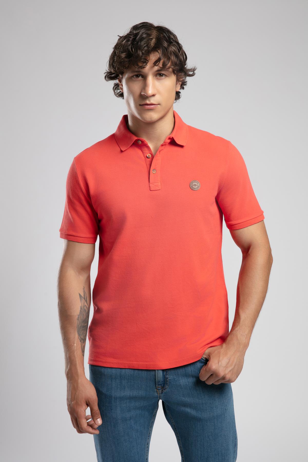 Mules Erkek %100 Pamuk Polo Yaka T-Shirt