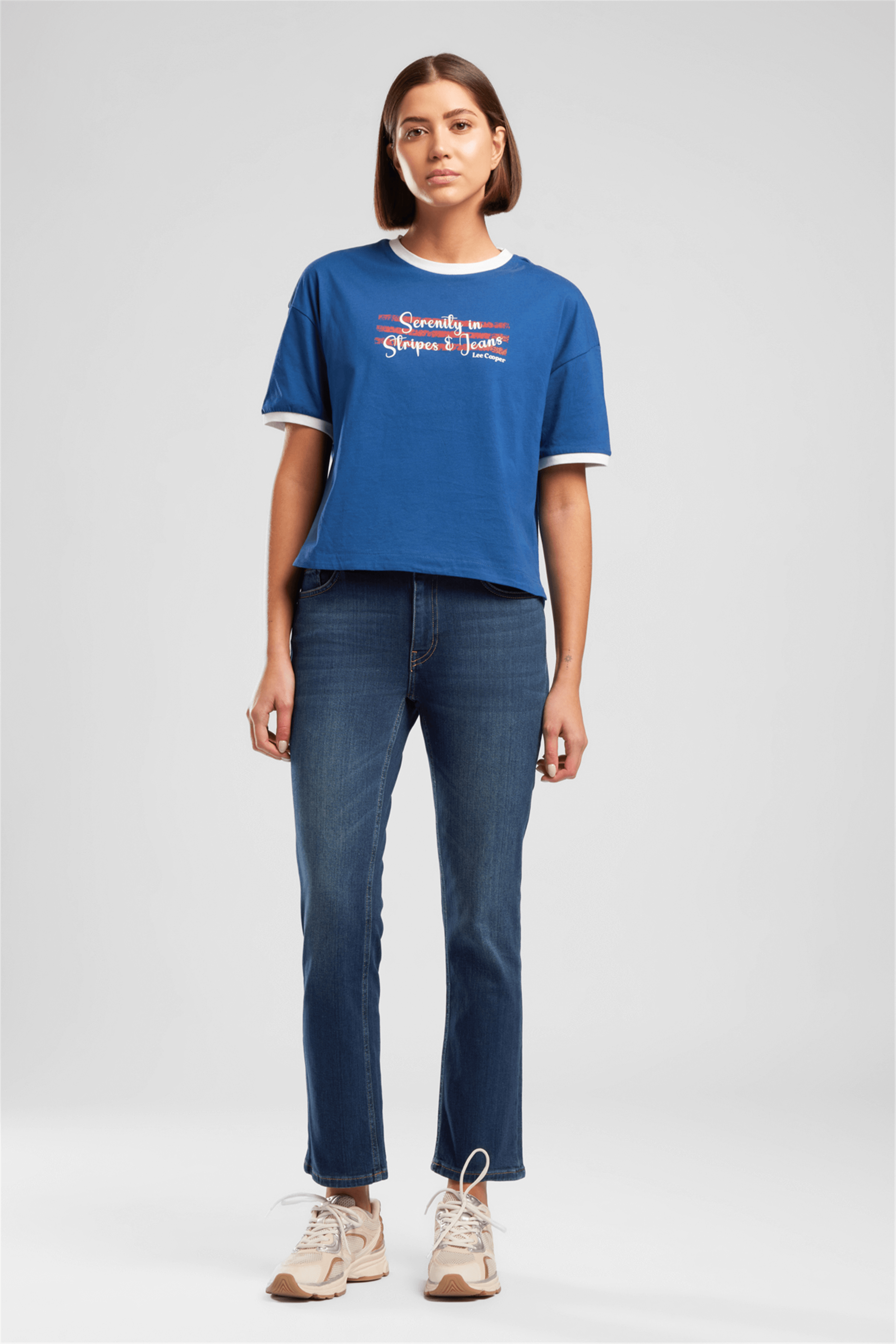 NEW BRIANA KADIN O YAKA T-SHIRT