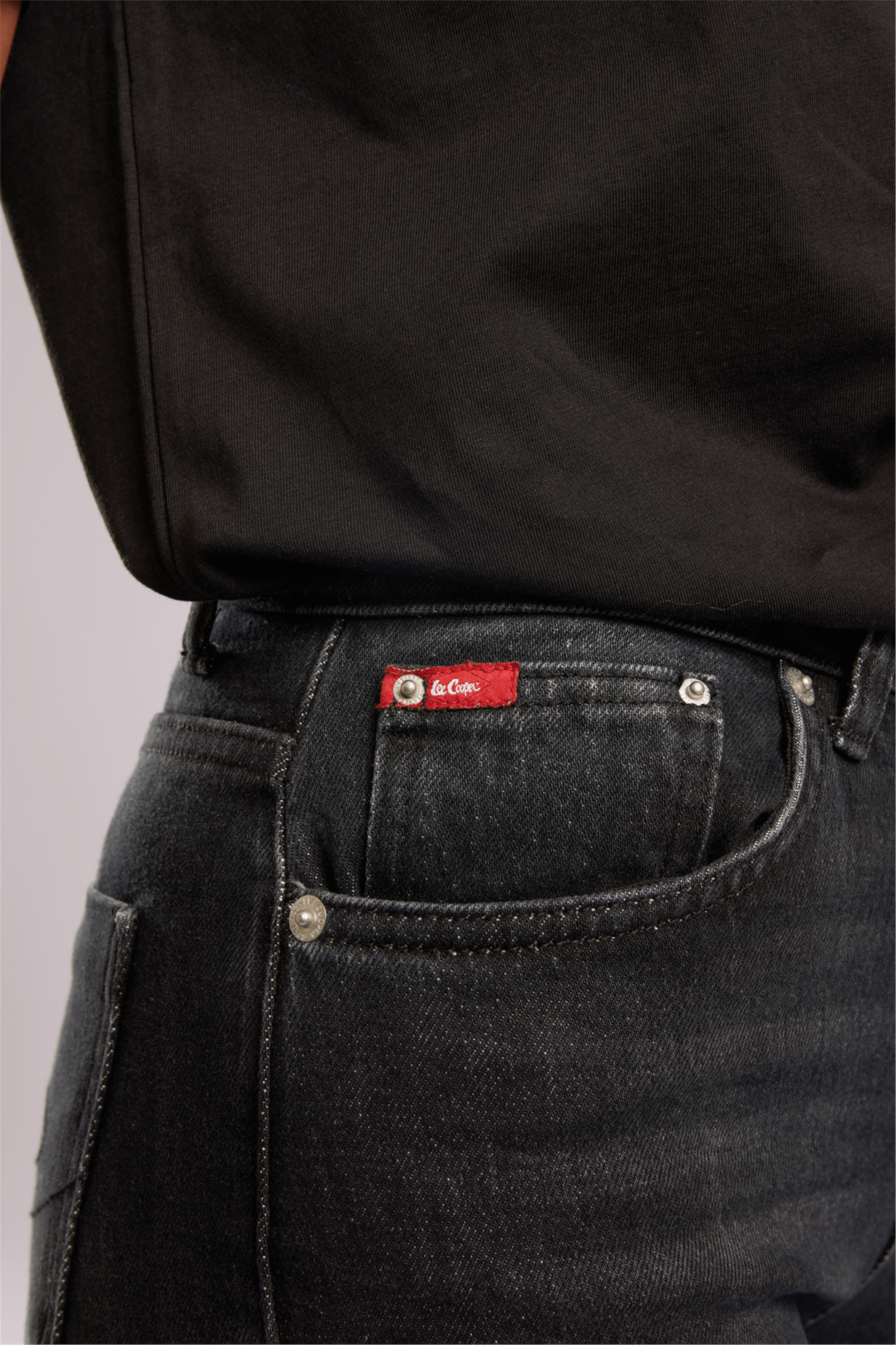 New Diana Kadın High Rise Straight Fit Jean Pantolon Antrasit
