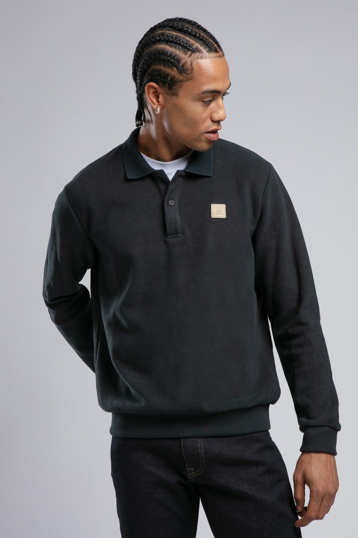 NEWBLEND ERKEK POLO YAKA SWEATSHIRT