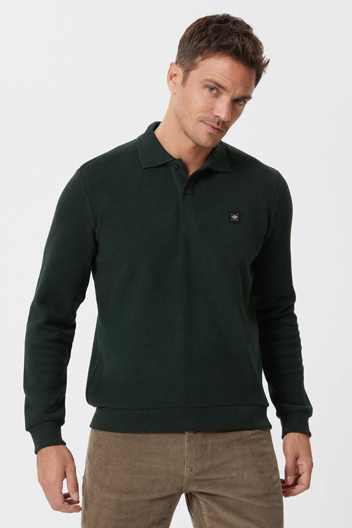 Newblend Erkek Sweatshırt Yeşil 