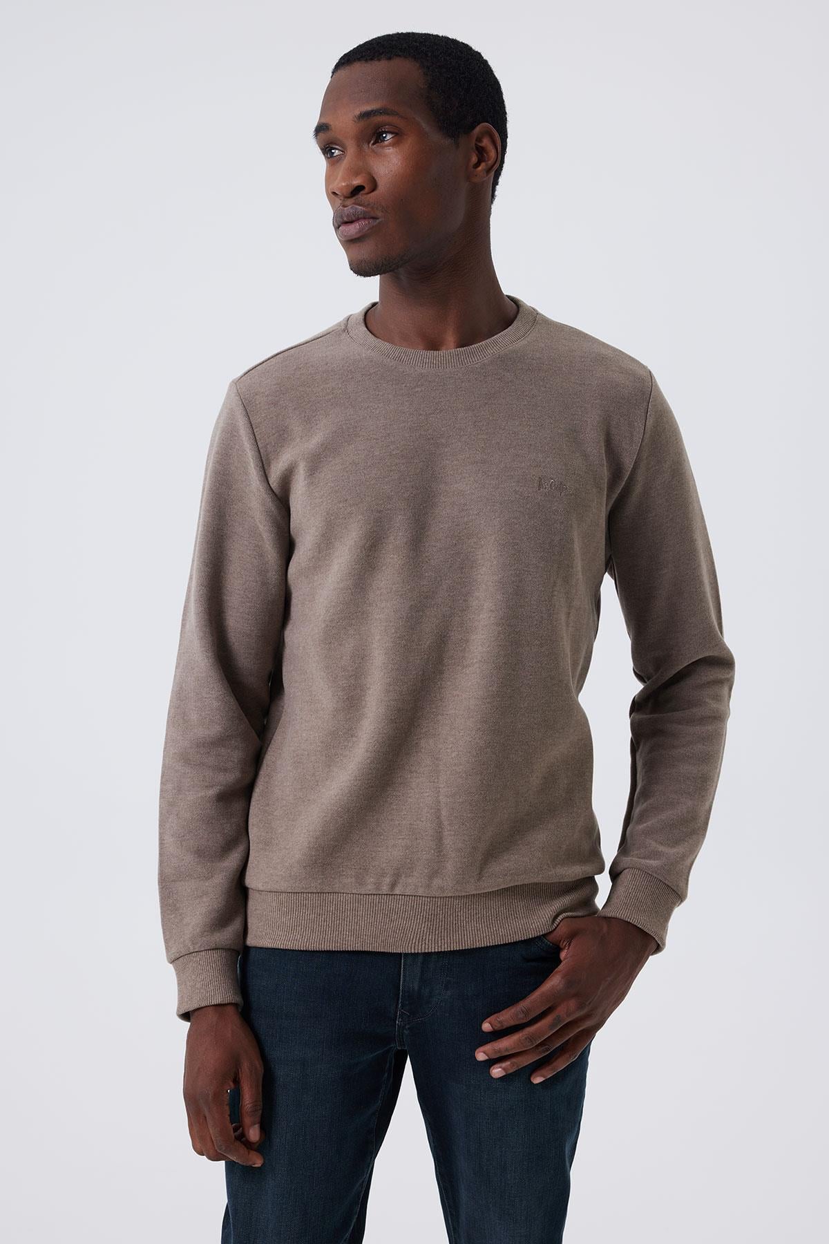 Newdwade Erkek Sweatshırt K. Bej 