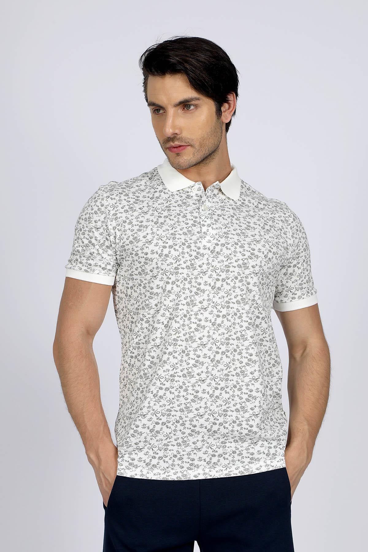Newfresh Erkek Polo Yaka T-Shırt Ekru