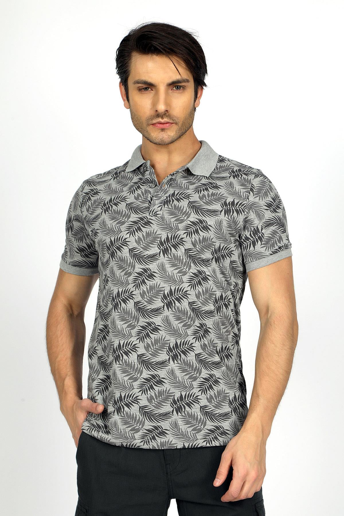 Newjoseph Erkek Polo Yaka T-Shırt A. Gri