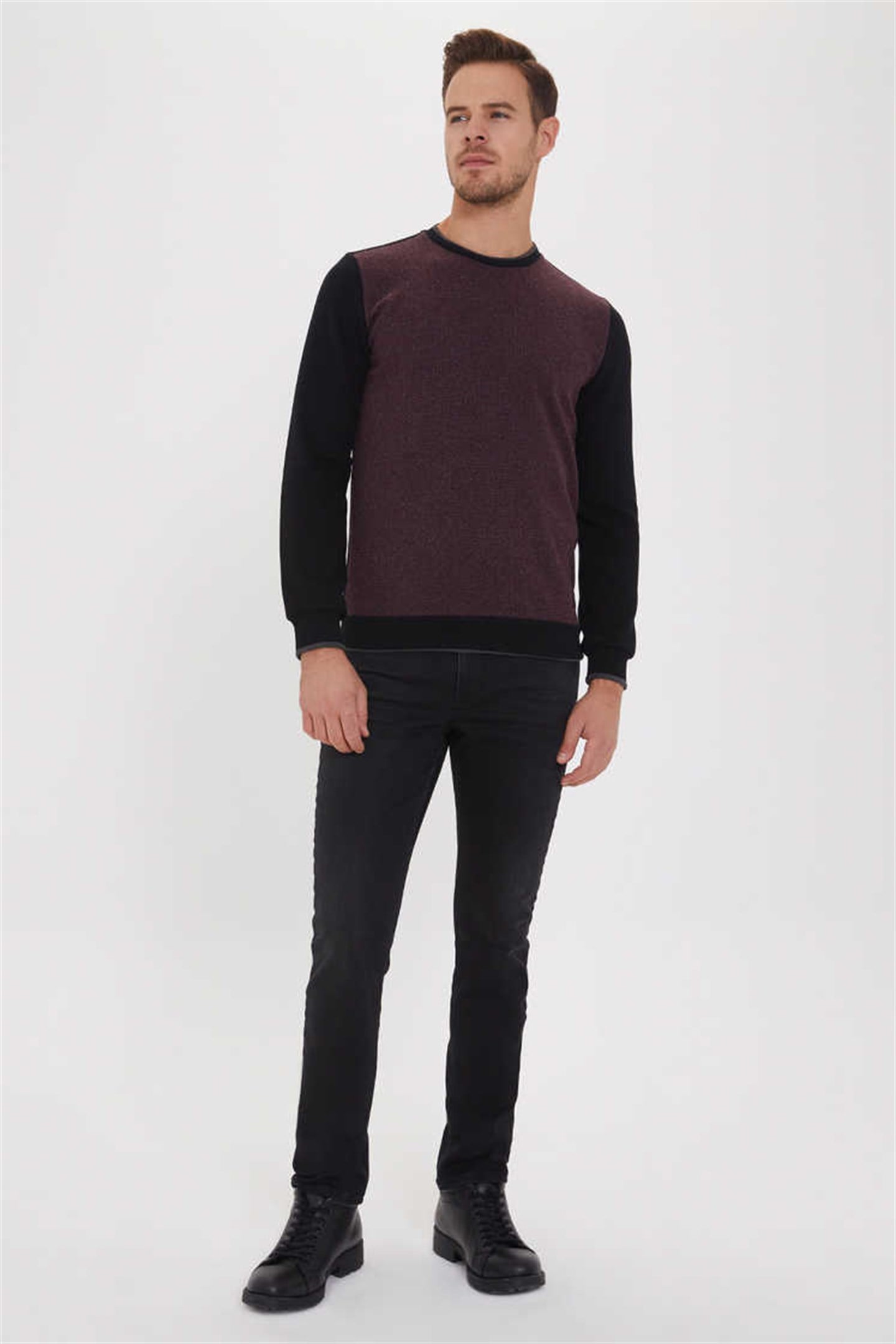 NEWLEXA 2 ERKEK O YAKA SWEATSHIRT