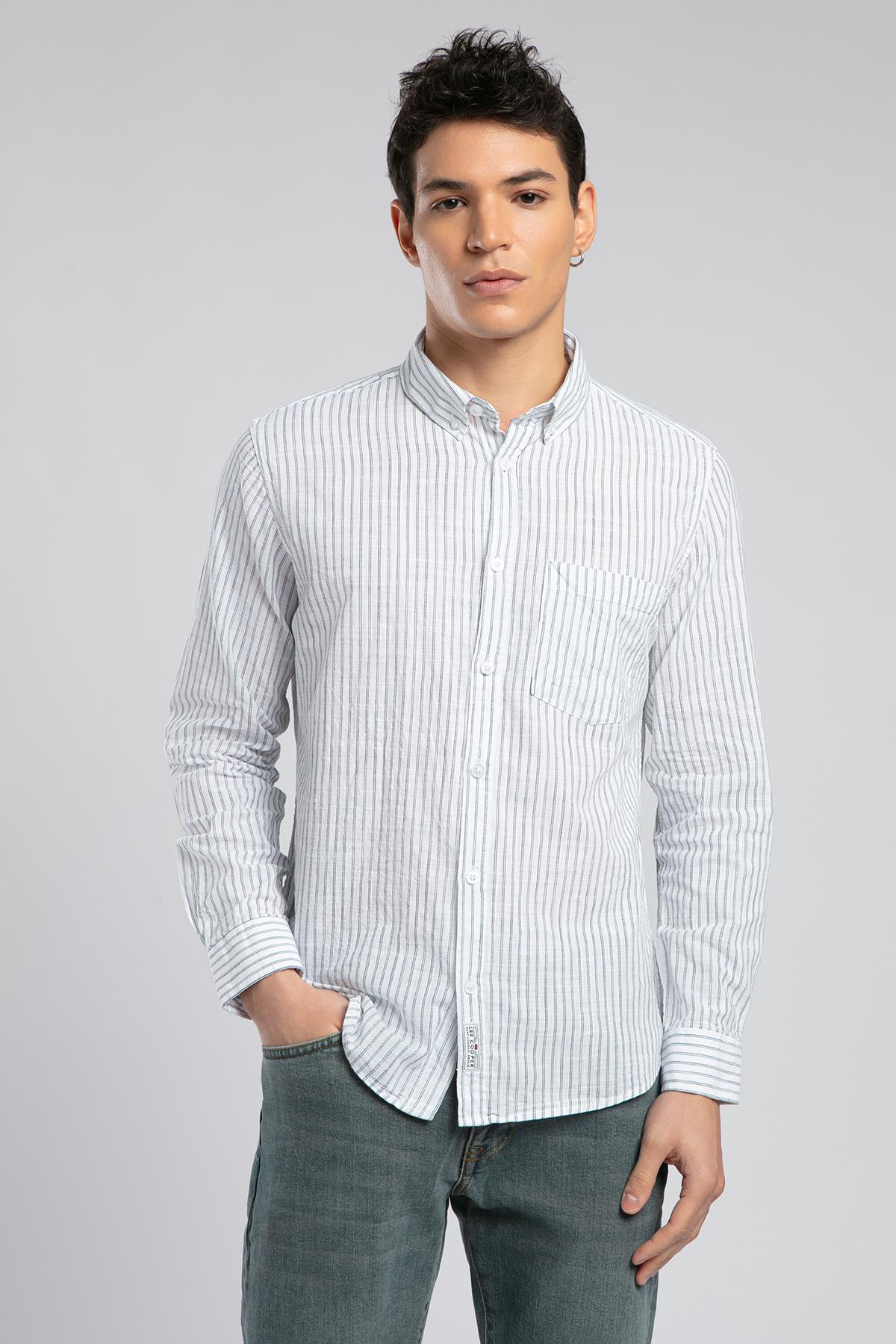 Onesa Erkek U.Kol Dokuma Gömlek