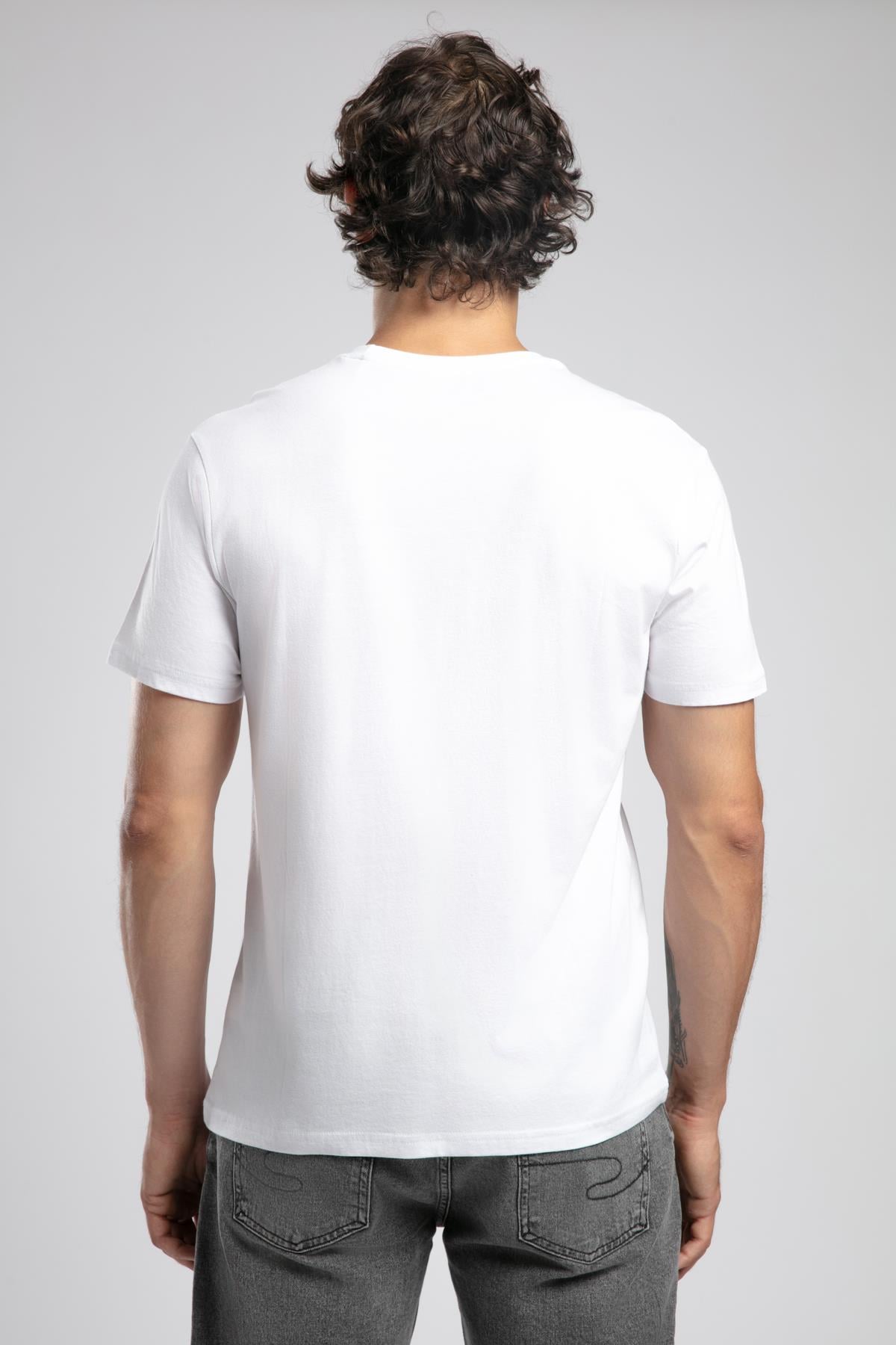 Paola Erkek O Yaka T-Shirt Beyaz
