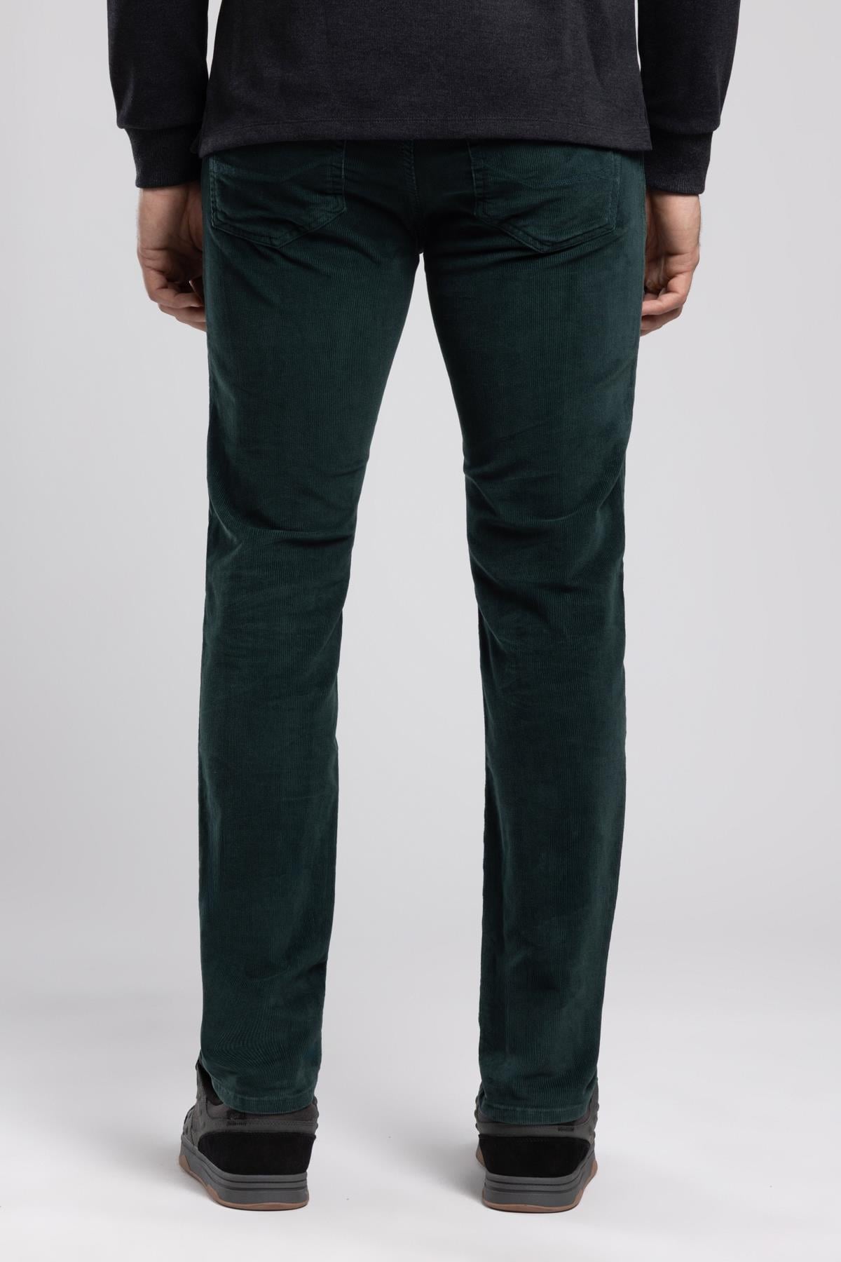 Pierce Normal Bel Dar Kesim Düz Paça Erkek Pantolon Zümrüt