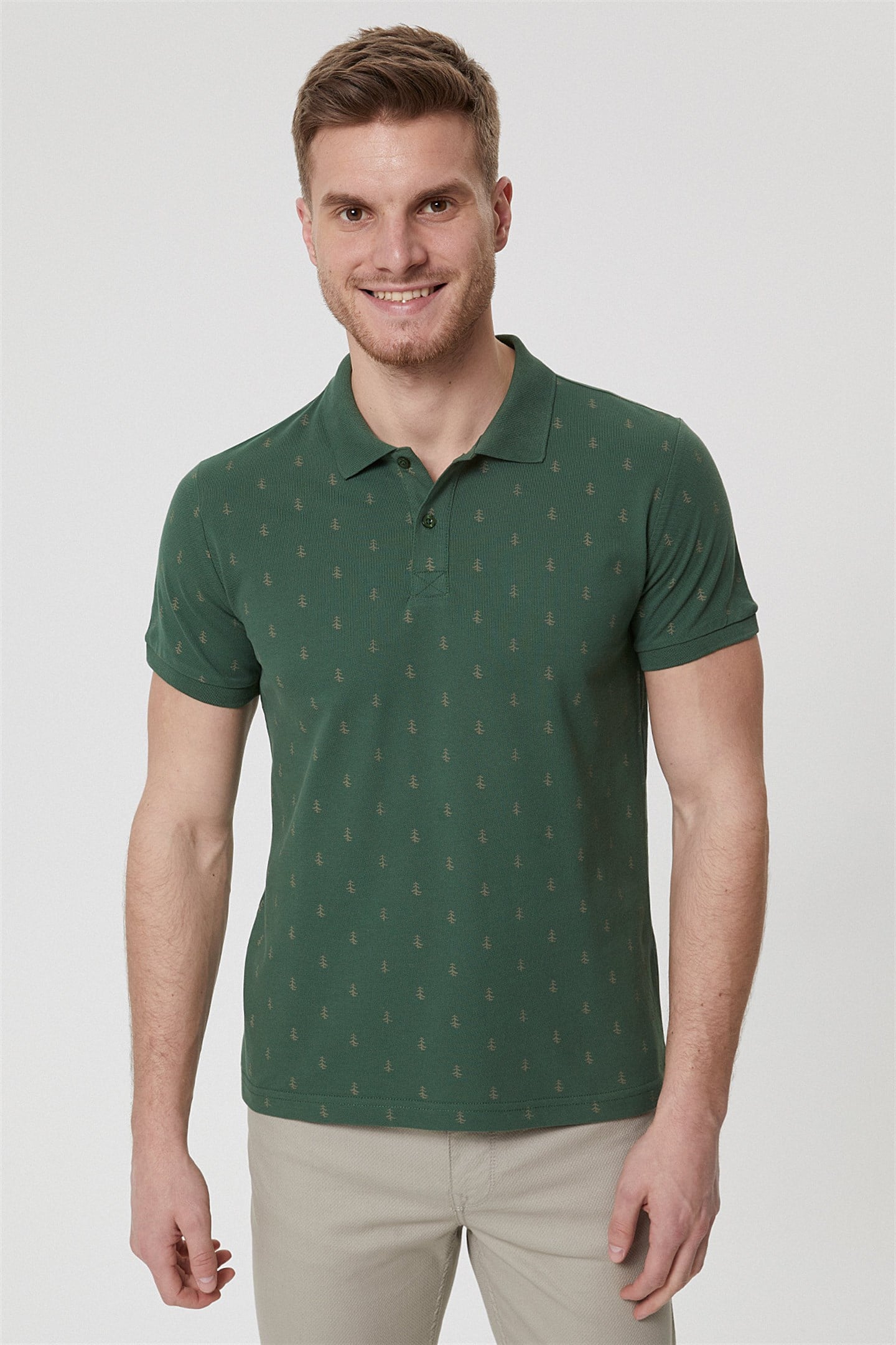 PINE ERKEK POLO YAKA T-SHIRT
