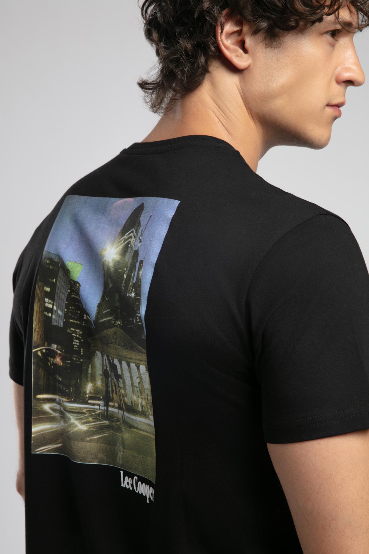 Pio Erkek O Yaka T-Shirt Siyah