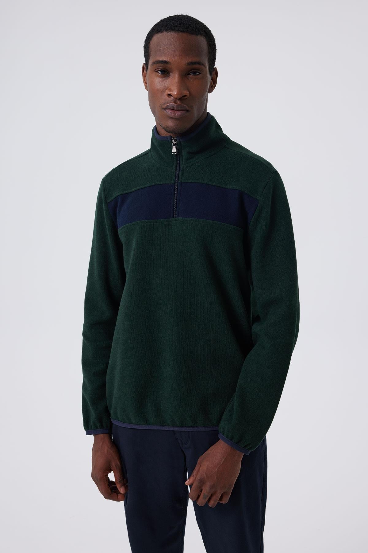 Poys  Erkek Sweatshırt Yeşil