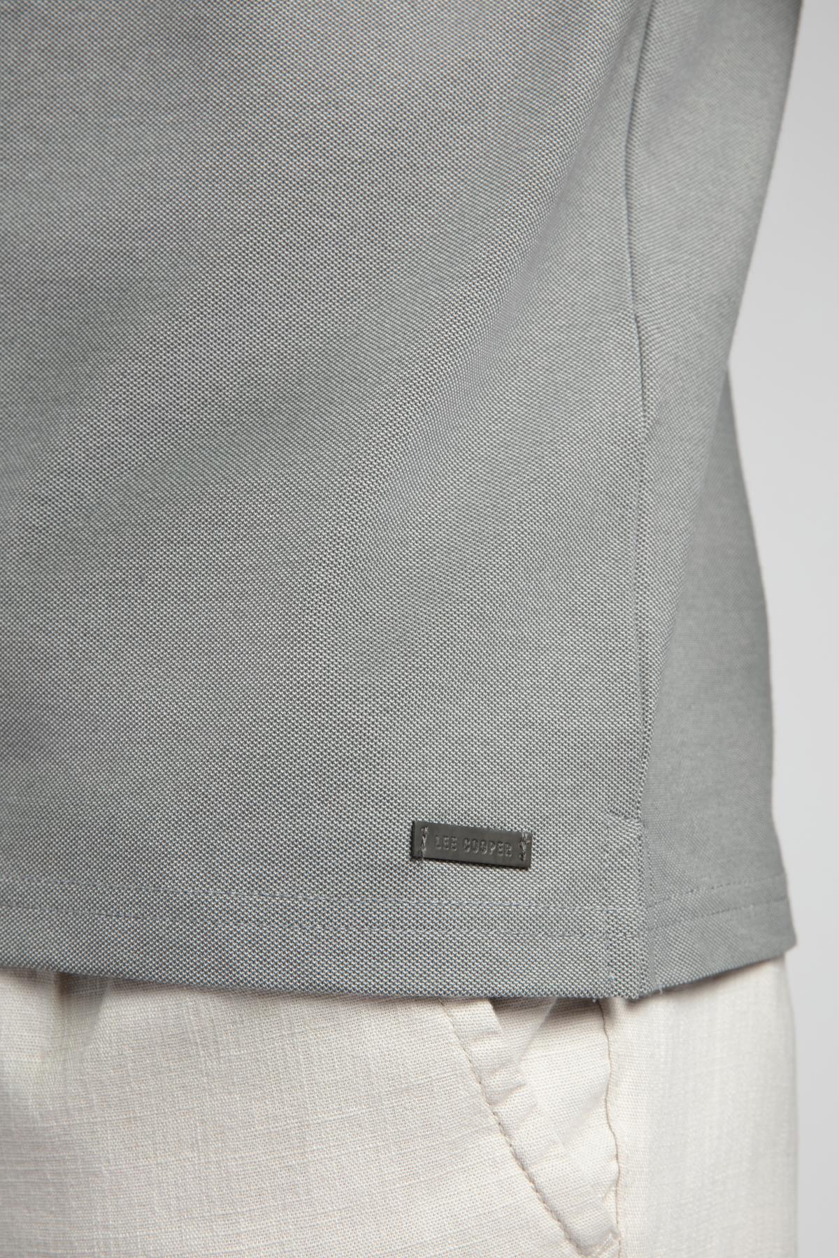 Rasco Erkek Polo Yaka T-Shirt Gri