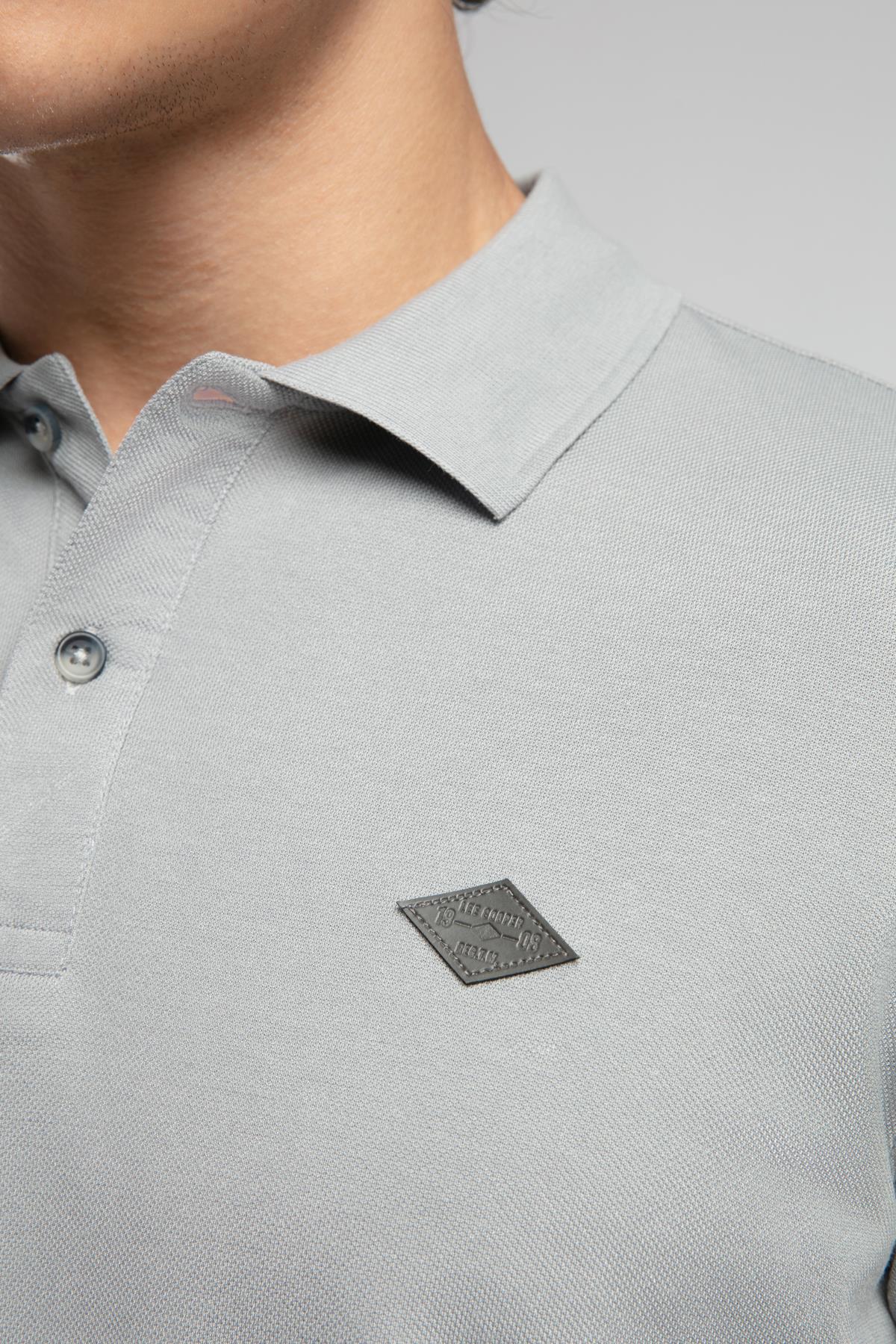 Resao Erkek Polo Yaka T-Shirt Gri