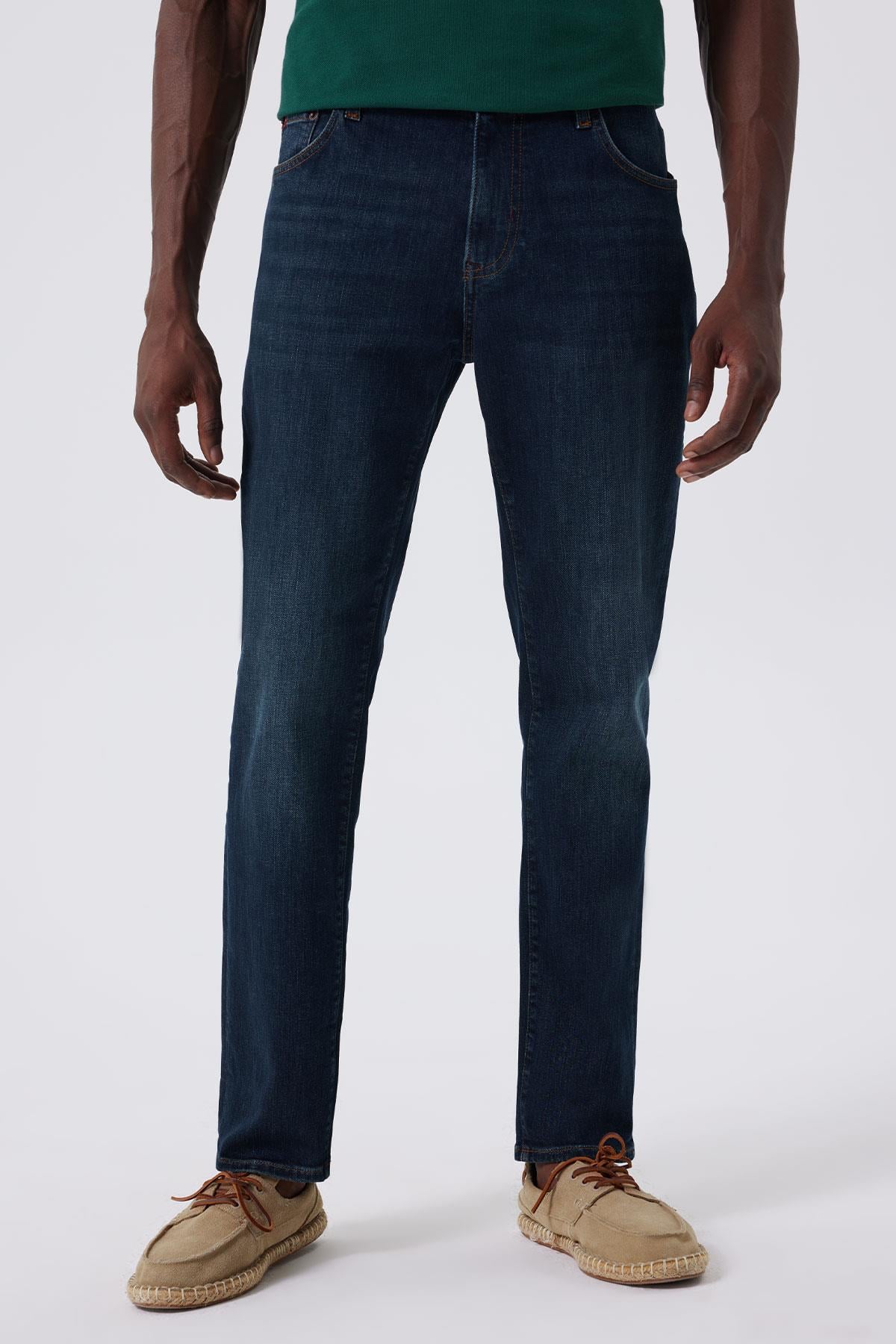 Rıcky  Erkek Jean Pantolon Teal Wash