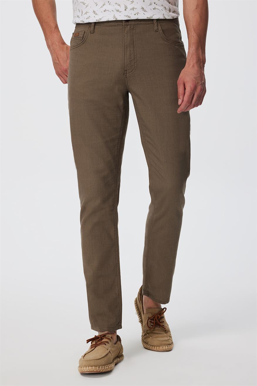 Rıcky Nd 1 Erkek Dokuma Pantolon Camel