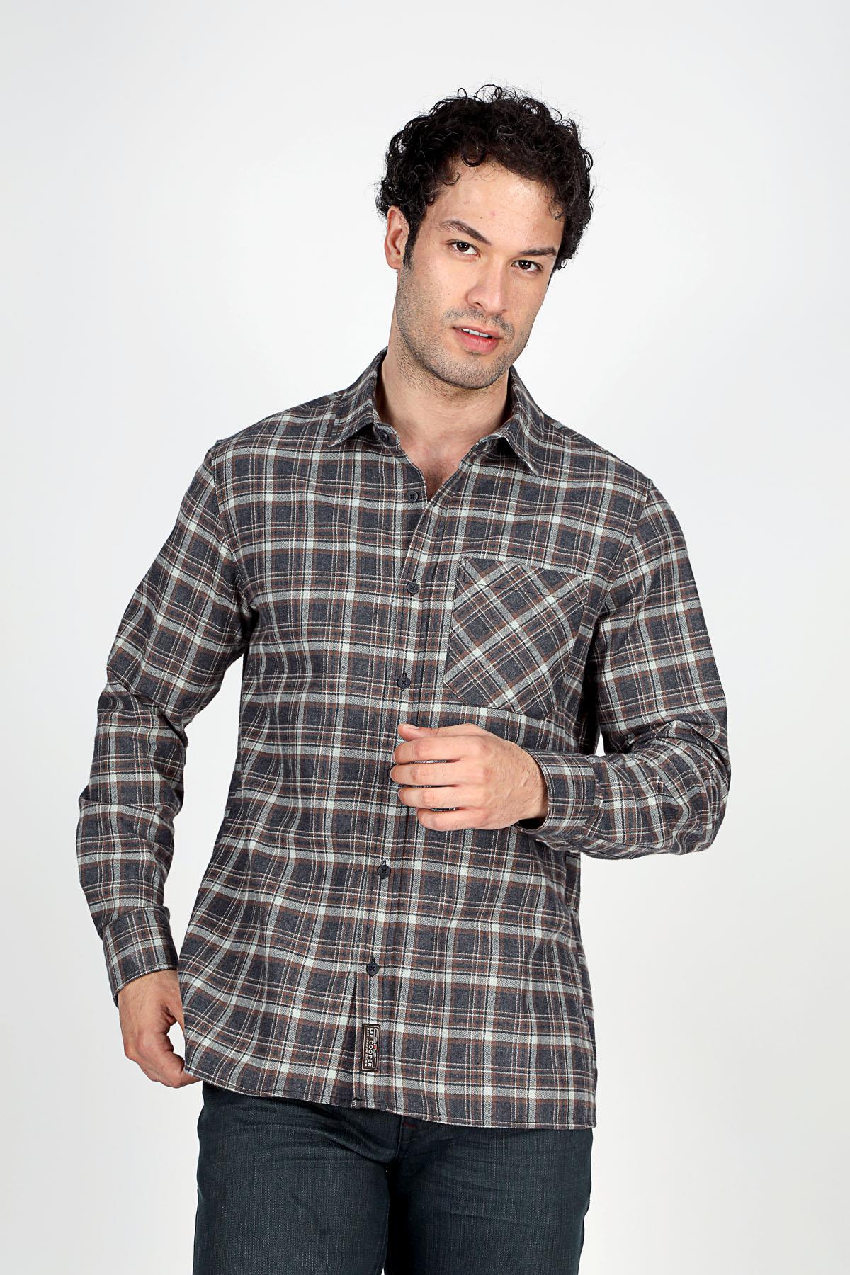 RORY ERKEK DOKUMA U.KOL GÖMLEK