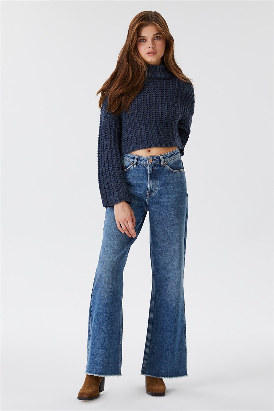 SANDY KADIN JEAN PANTOLON