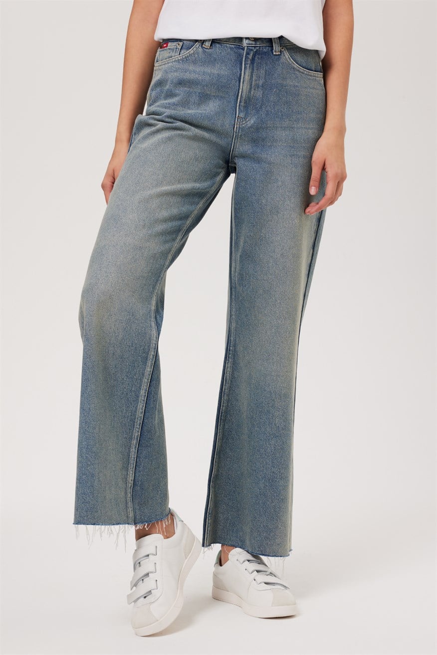 Sandy Kadın Jean Pantolon Blue Lıght