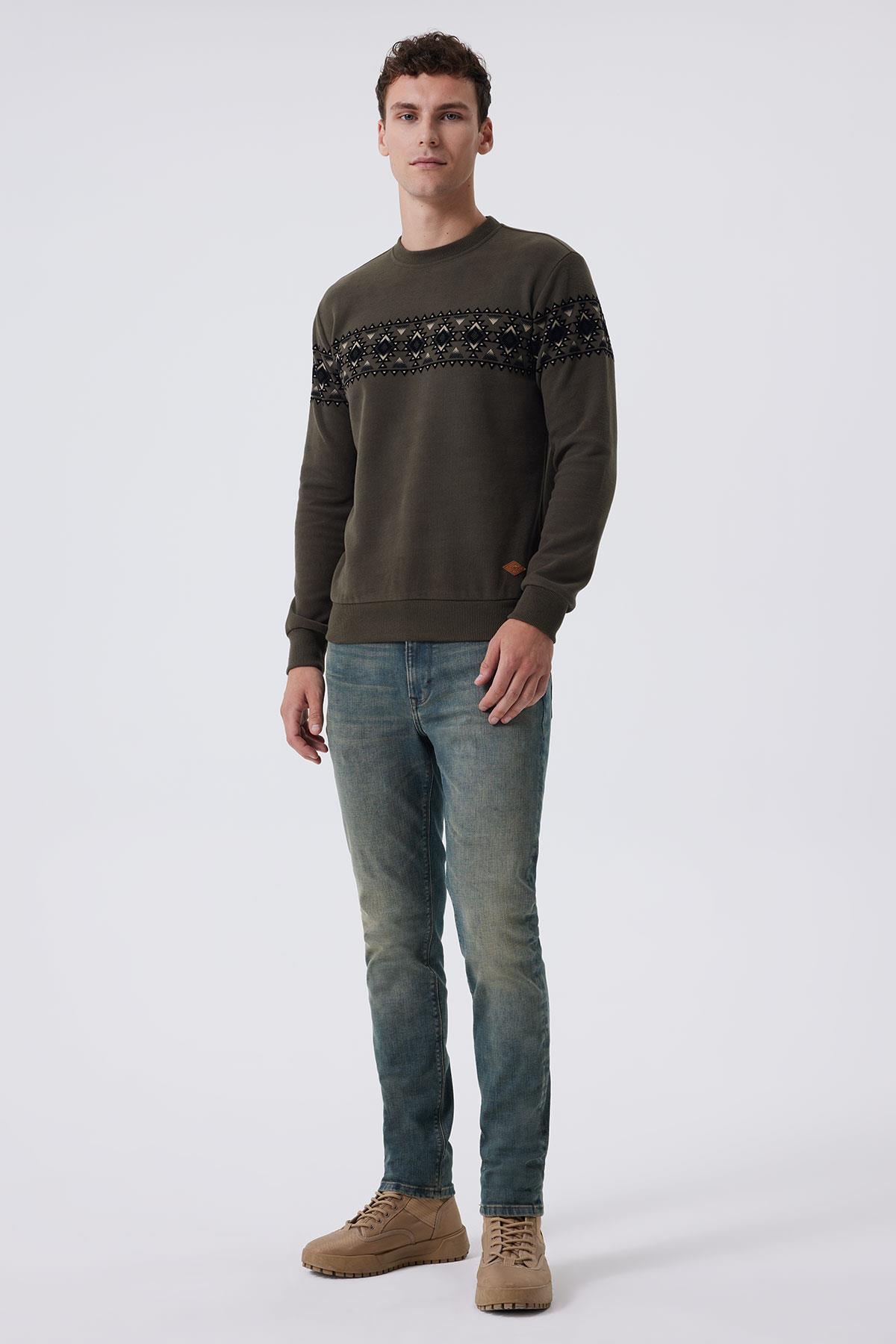 Seth Erkek Selanik Sweatshırt Haki 