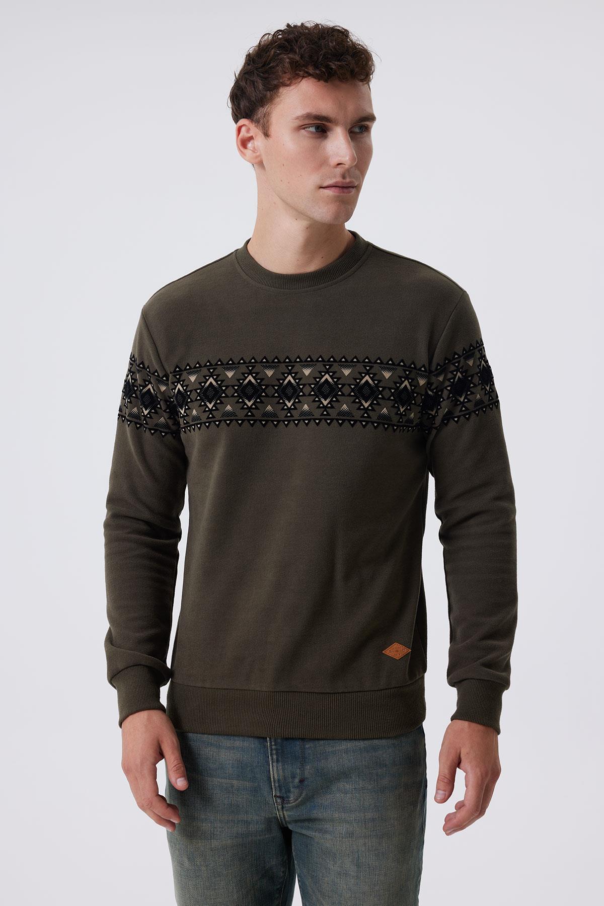 Seth Erkek Selanik Sweatshırt Haki 
