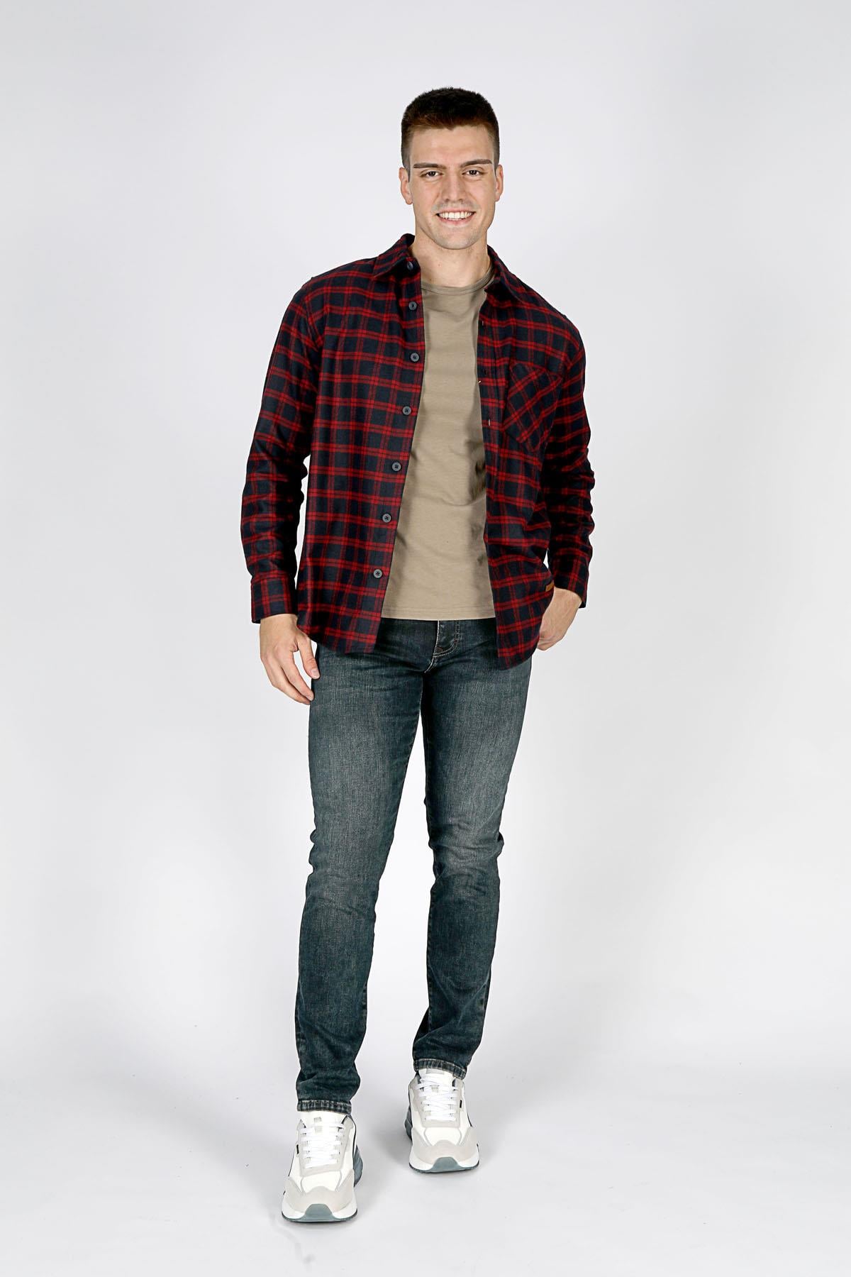 SHAW ERKEK DOKUMA U.KOL GÖMLEK