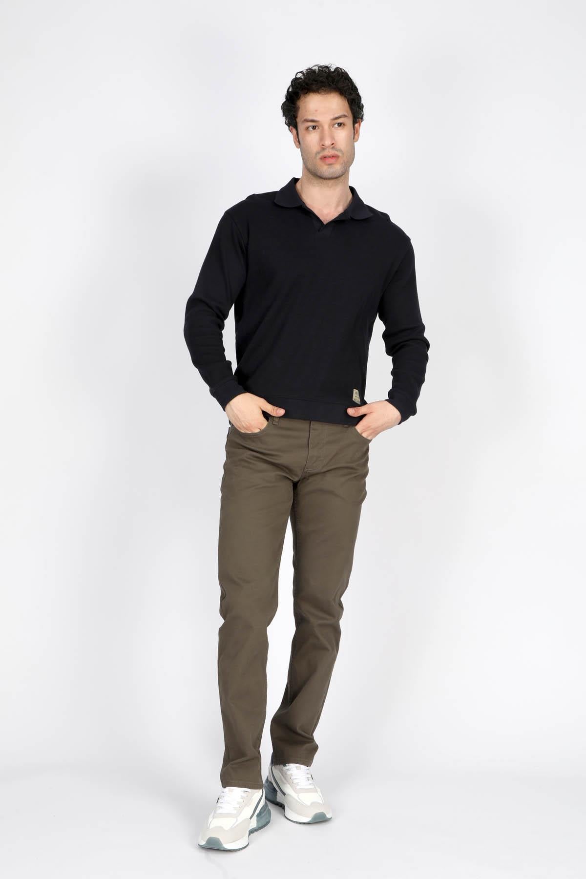 SIRIUS ERKEK POLO YAKA SWEATSHIRT