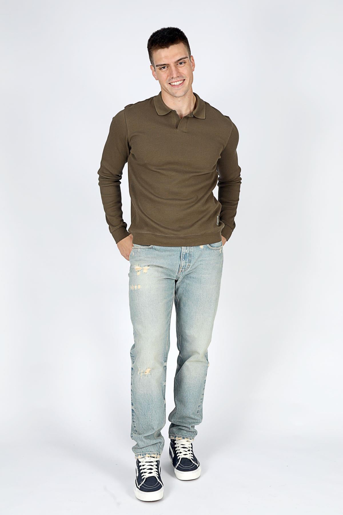 SIRIUS ERKEK POLO YAKA SWEATSHIRT