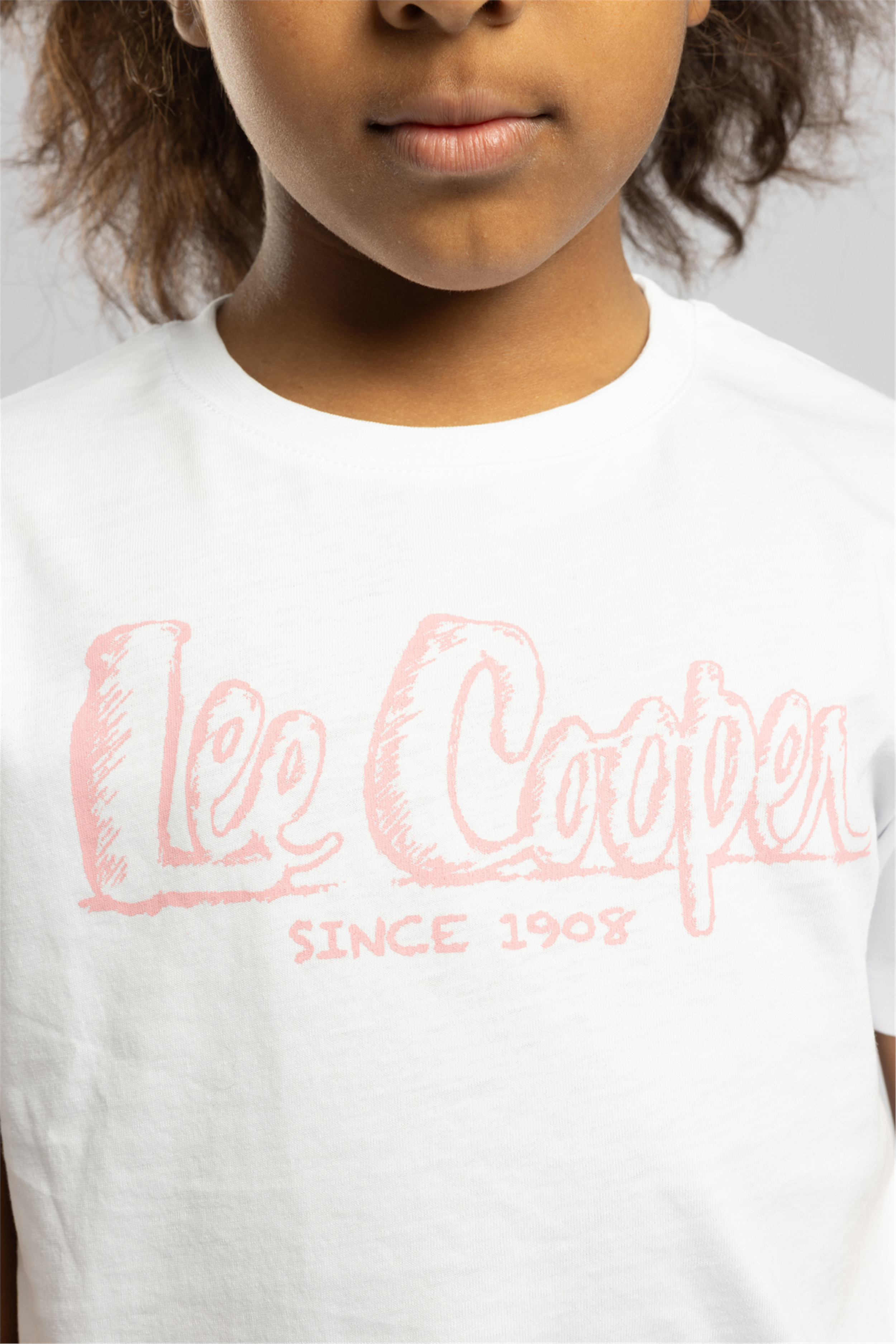 Sketch Kız Çocuk Baskılı Bisiklet Yaka T-Shirt Beyaz