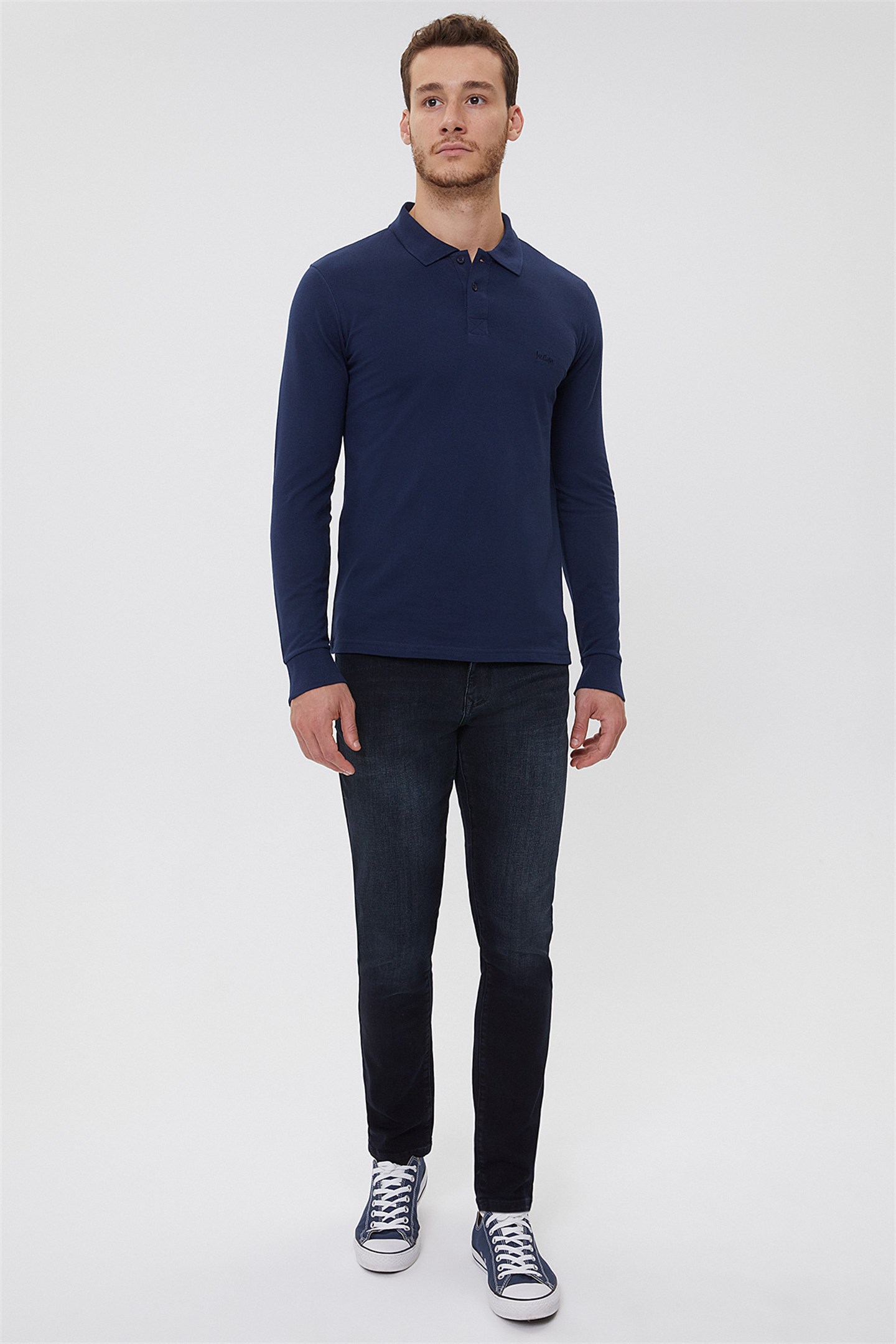 SOON ERKEK PİKE POLO YAKA SWEATSHIRT