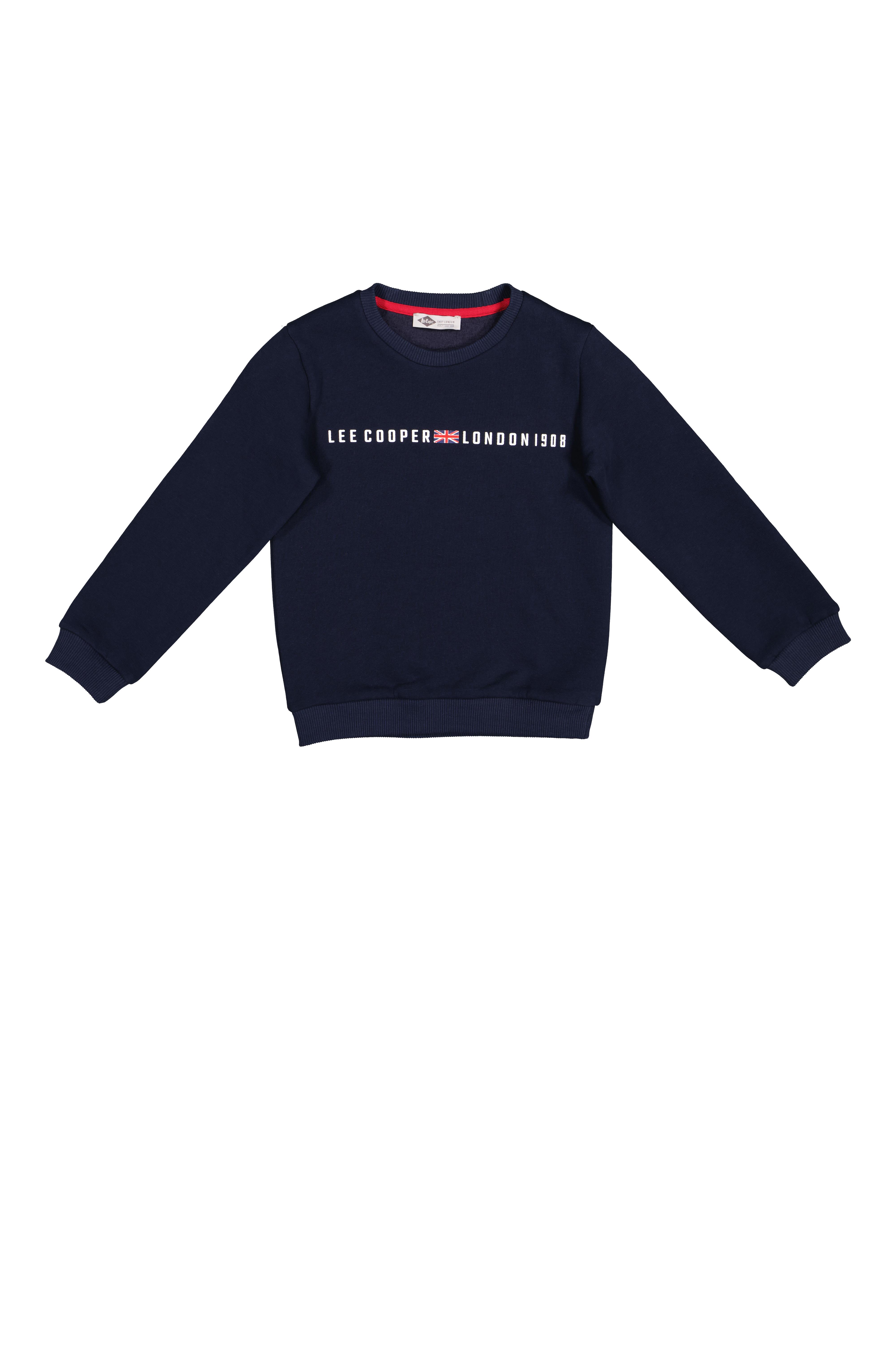 Steward Erkek Çocuk Bisiklet Yaka Sweatshirt Lacivert